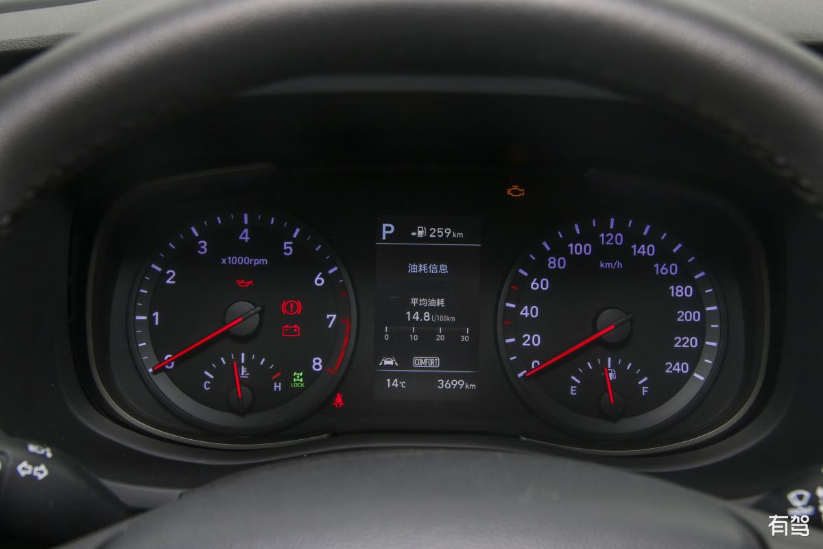 北京现代 领动实测百公里油耗