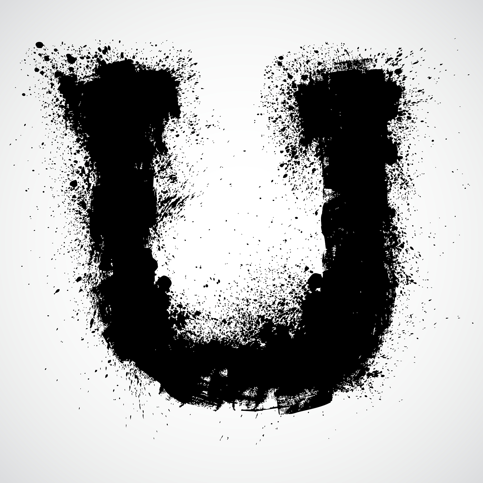 grunge letter - alphabet symbol design