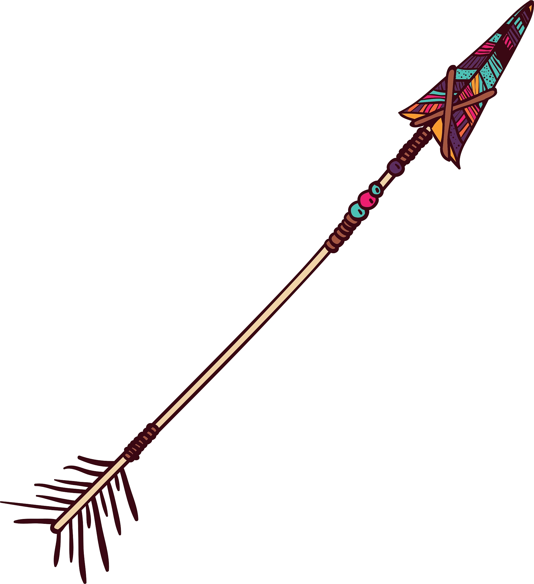arrow of boho style design