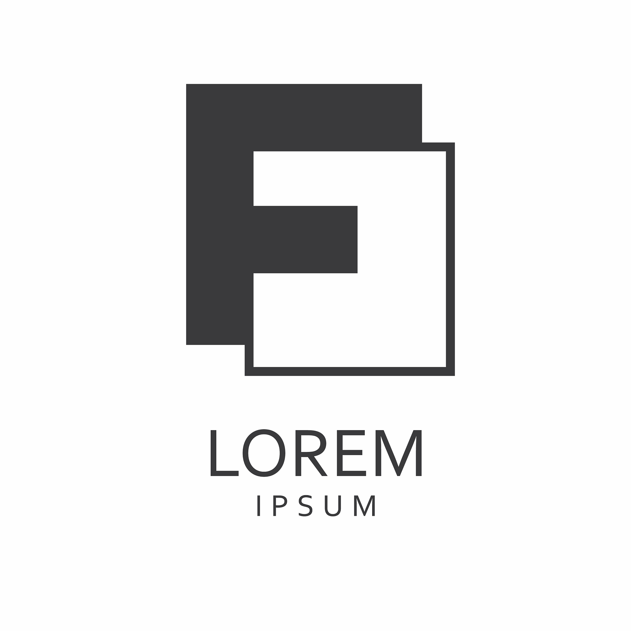 f letter logo icon