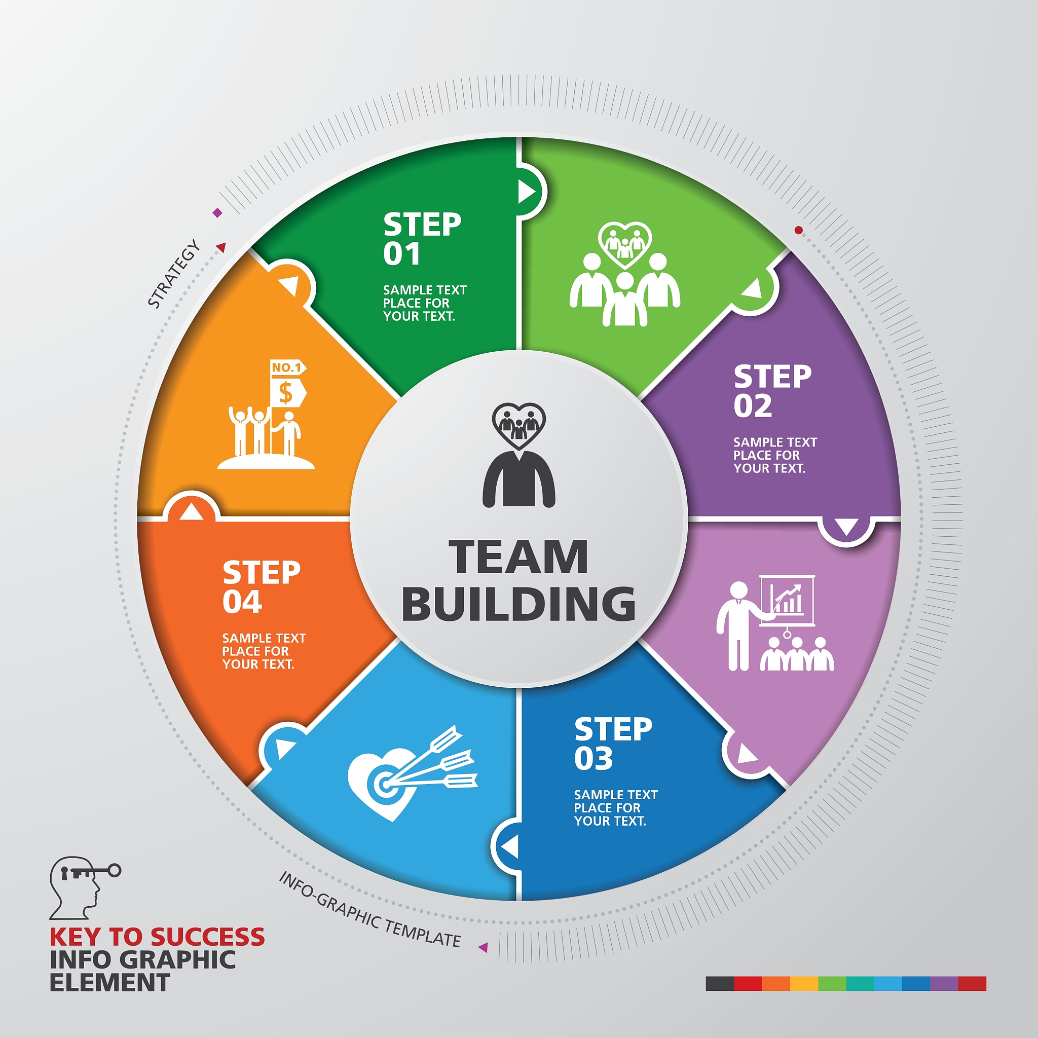 template modern info-graphic design