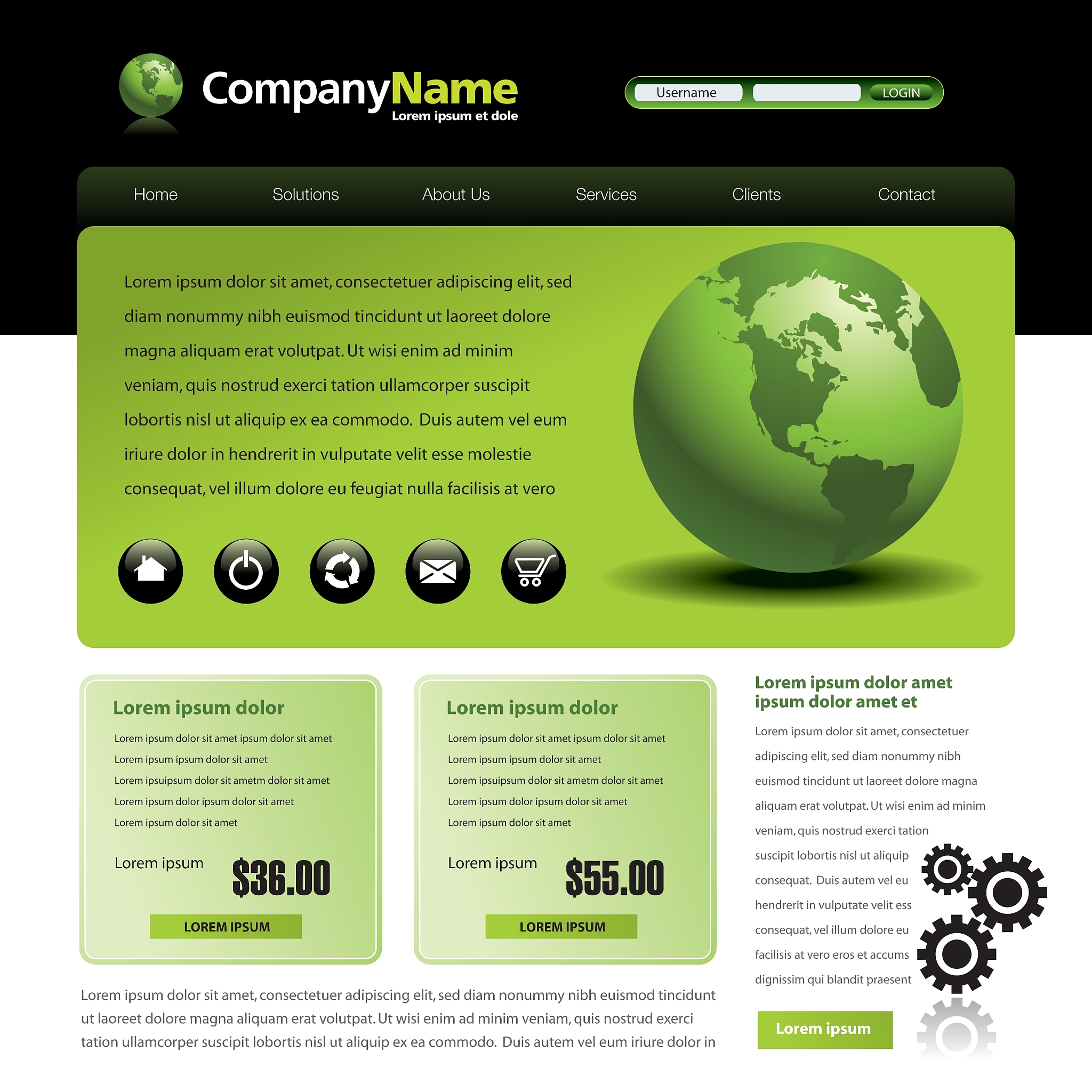 web template