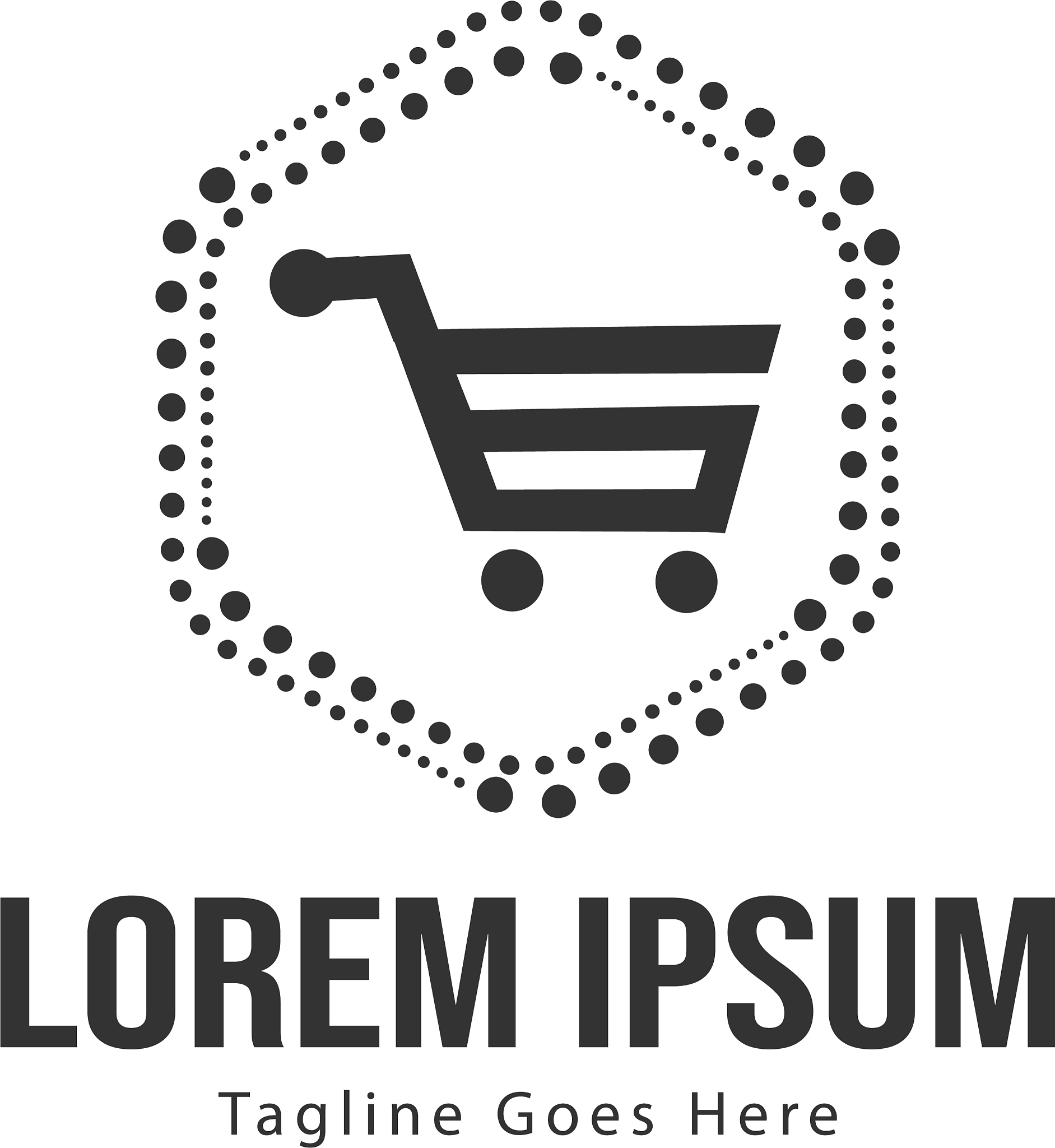 shopping logo template design shopping logo with