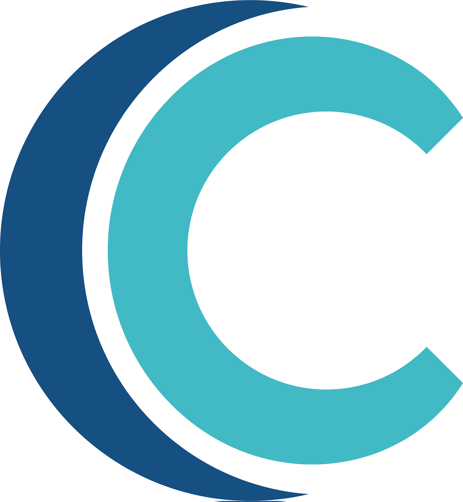 unique c letter logo template