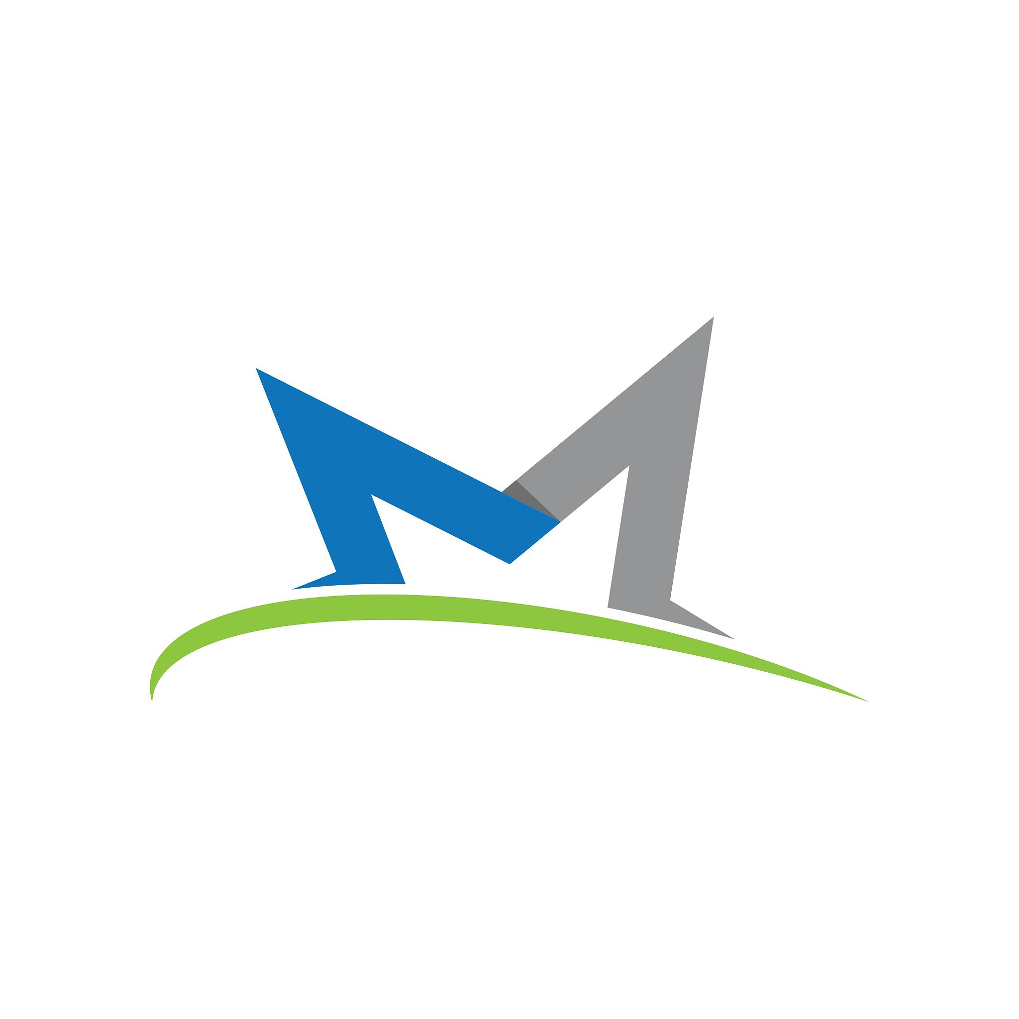 letter m symbol illustration