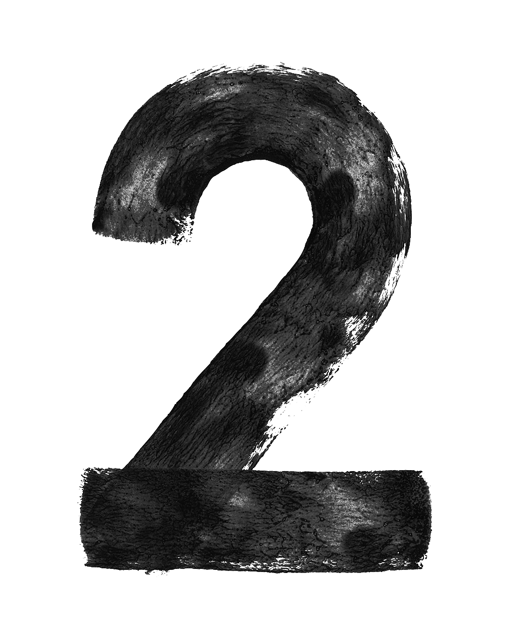two hand movement with paint roller and black paint - abstract v