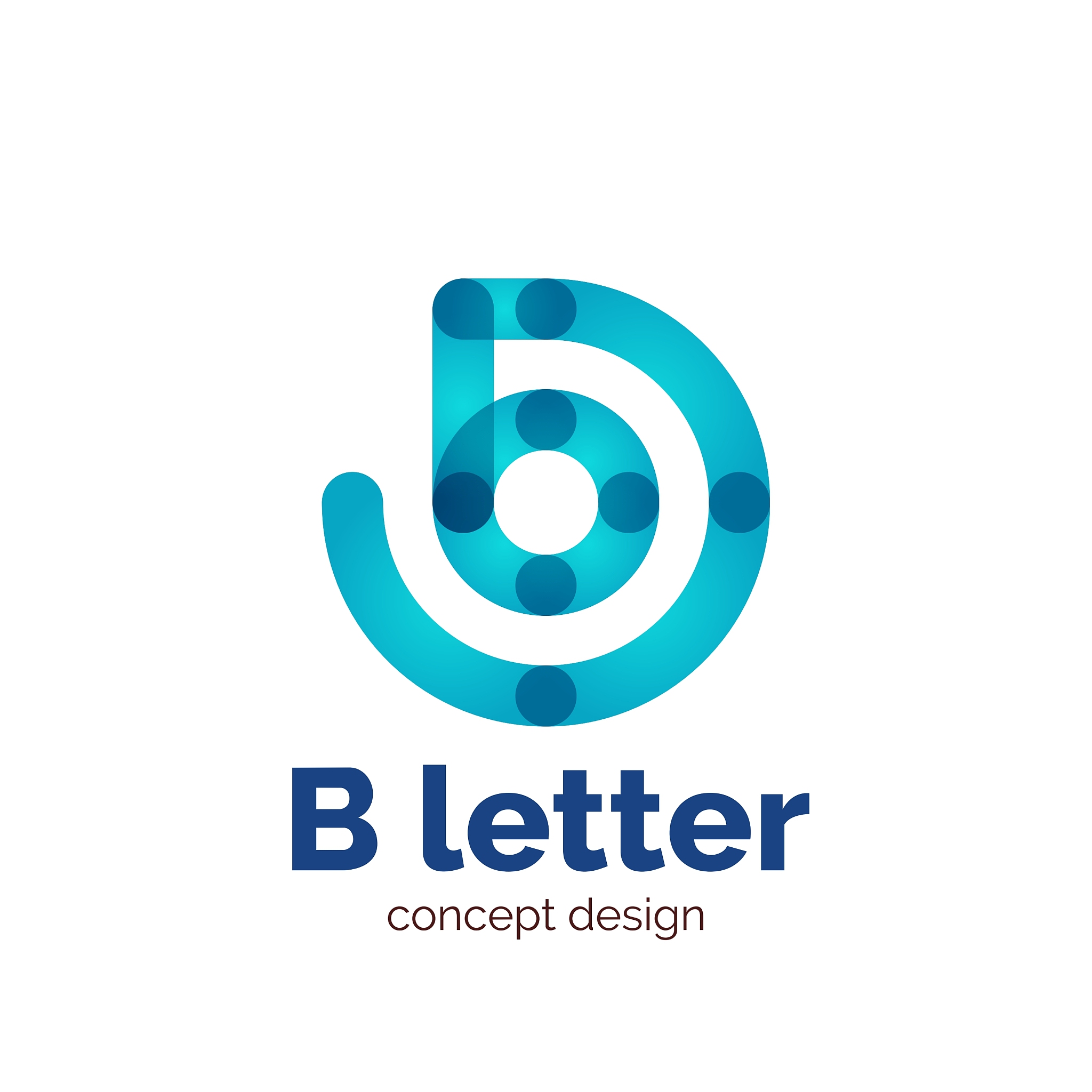modern minimalistic letter concept logo