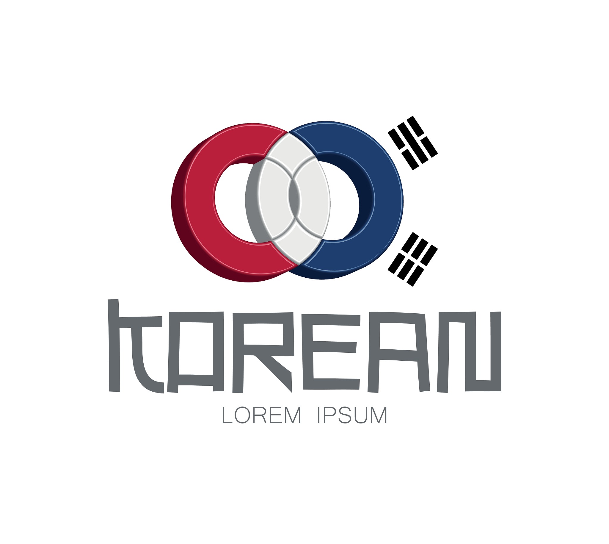korean logo concept
