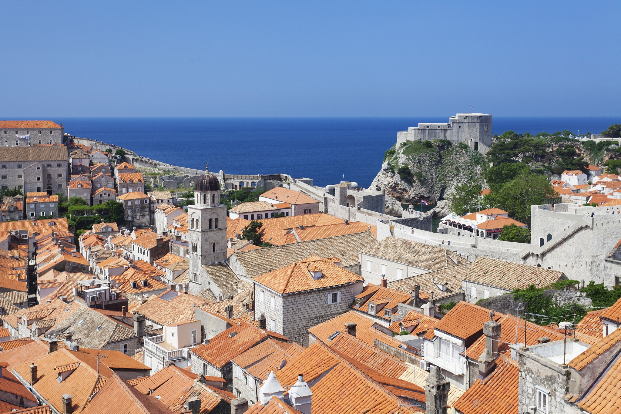 old town, unesco world heritage site, dubrovnik, dalmatia, croat