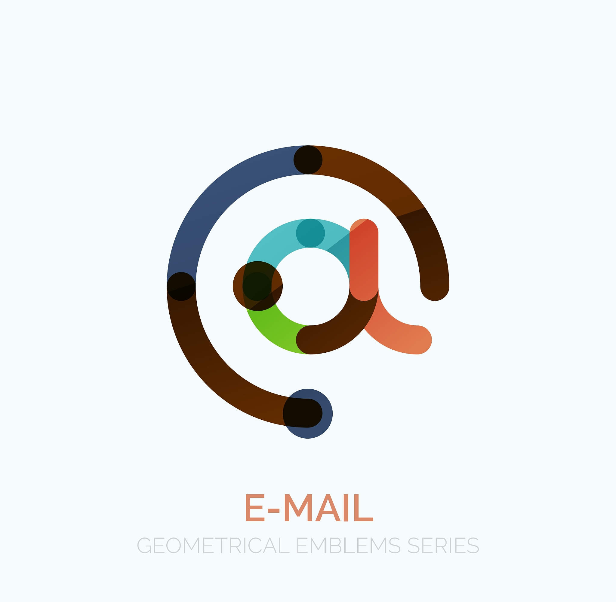 email business symbol or at sign logo