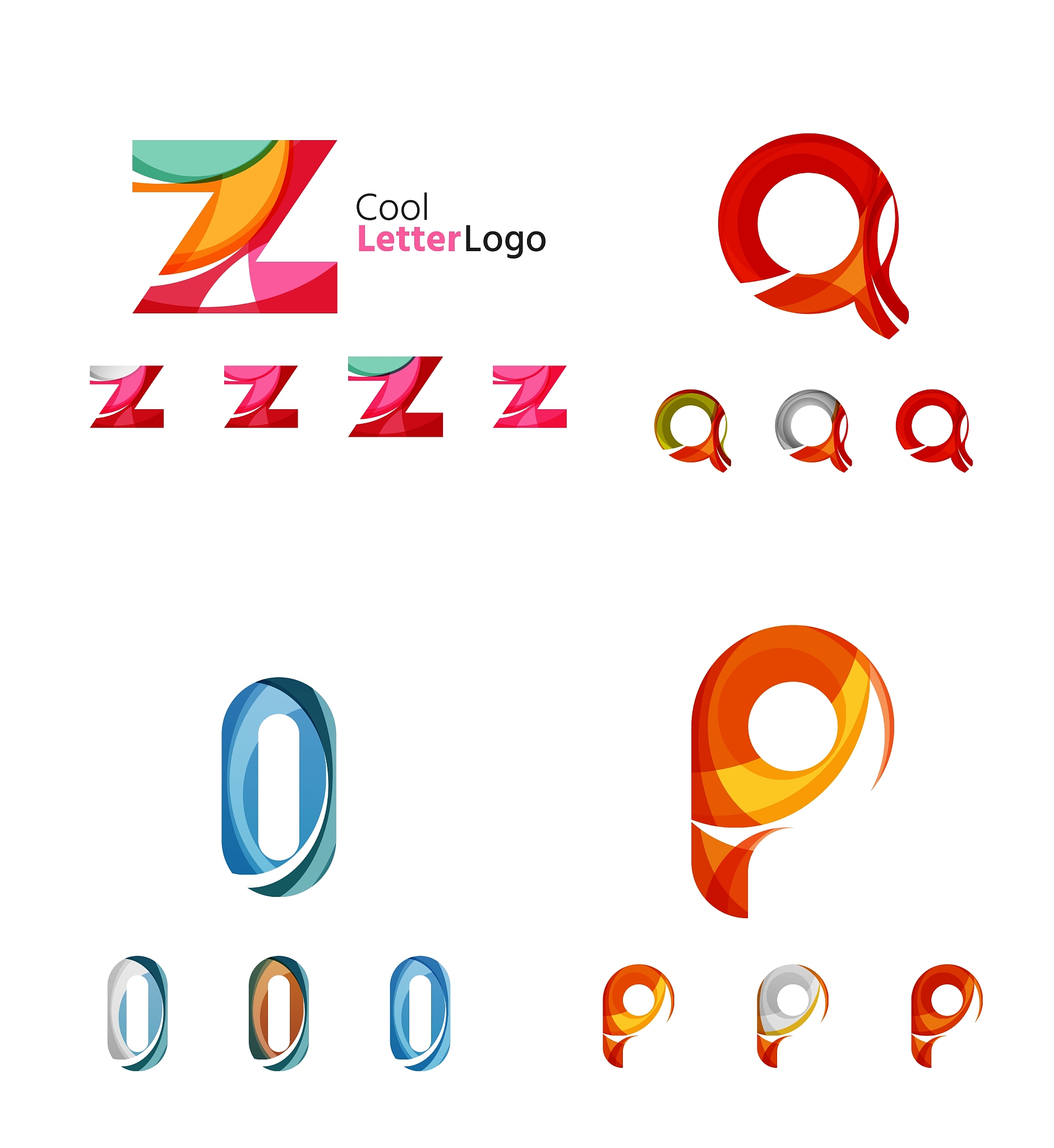 letter business emblem collection