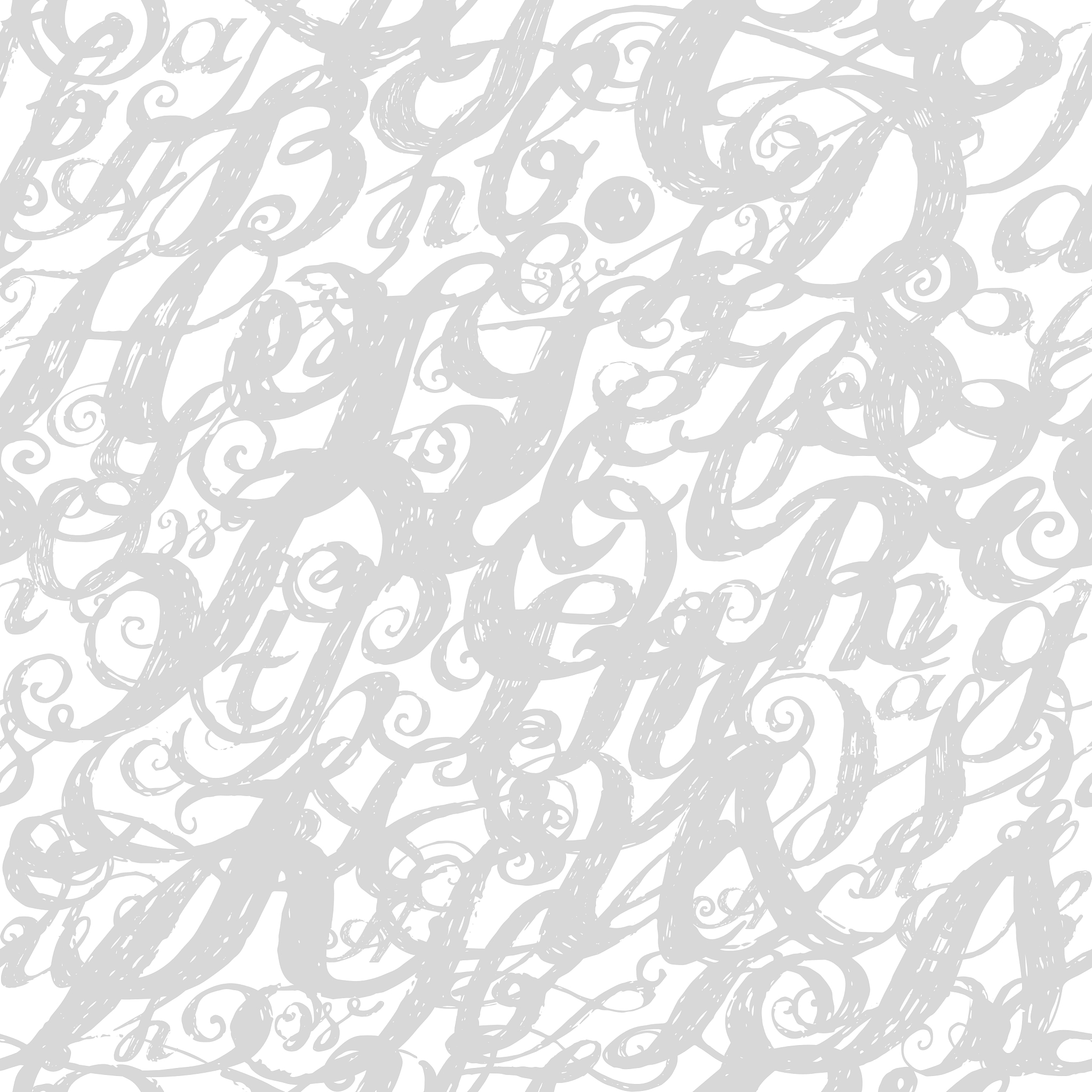 calligraphy alphabet typeset lettering seamless