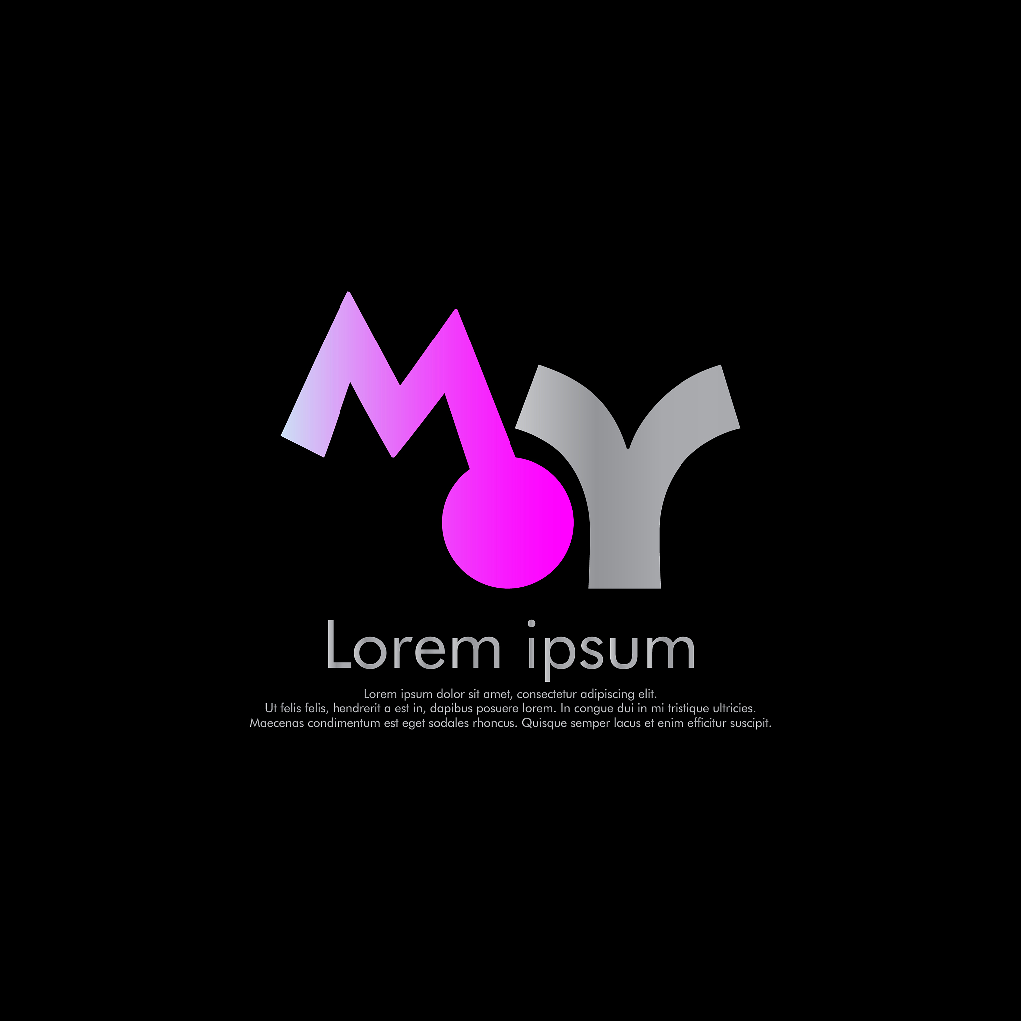 m y my initial abstract logo concept