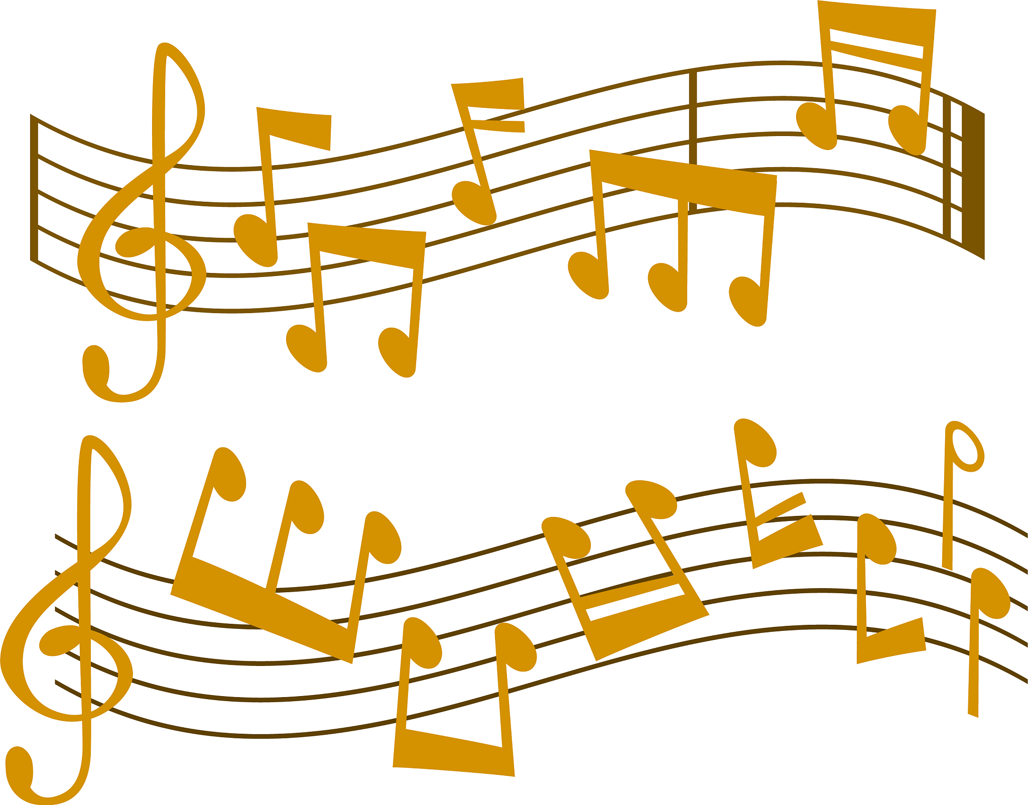 notes music melody colorfull musician