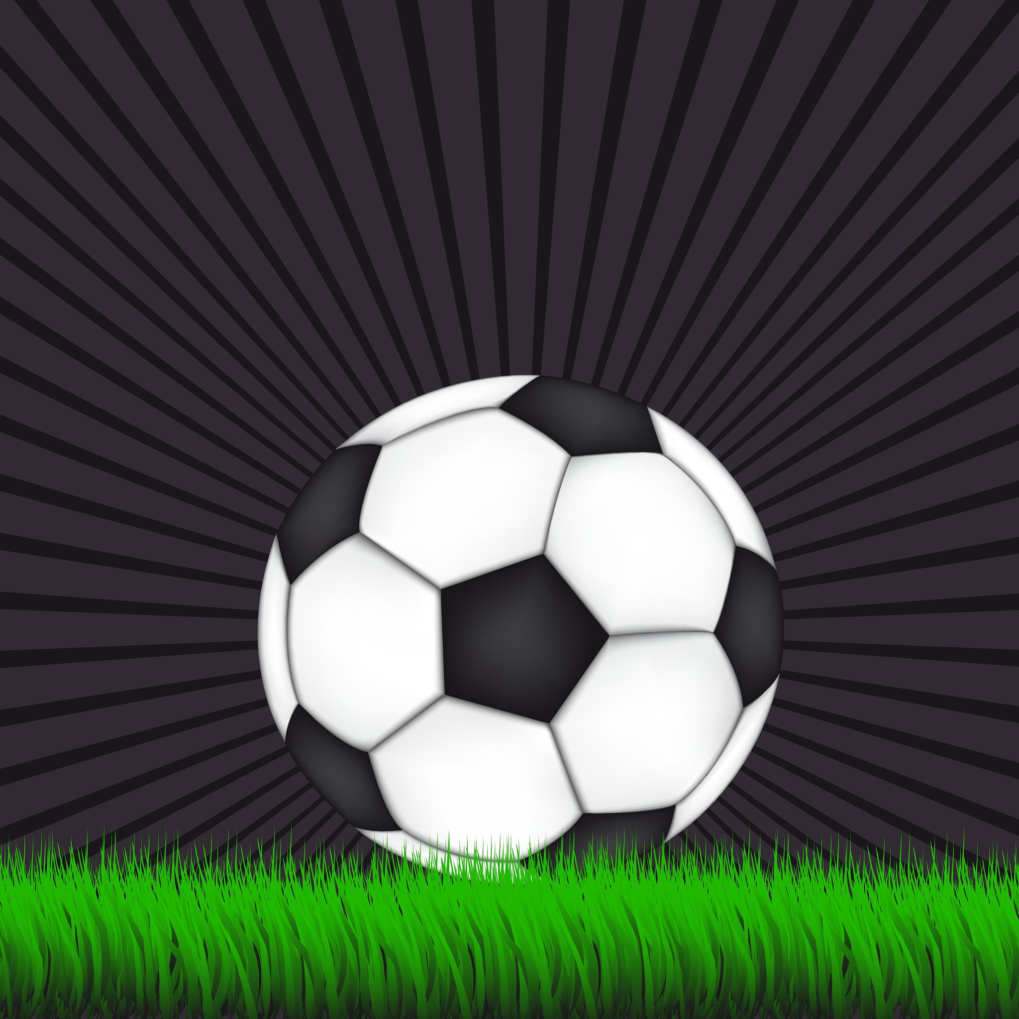 soccer background with ball