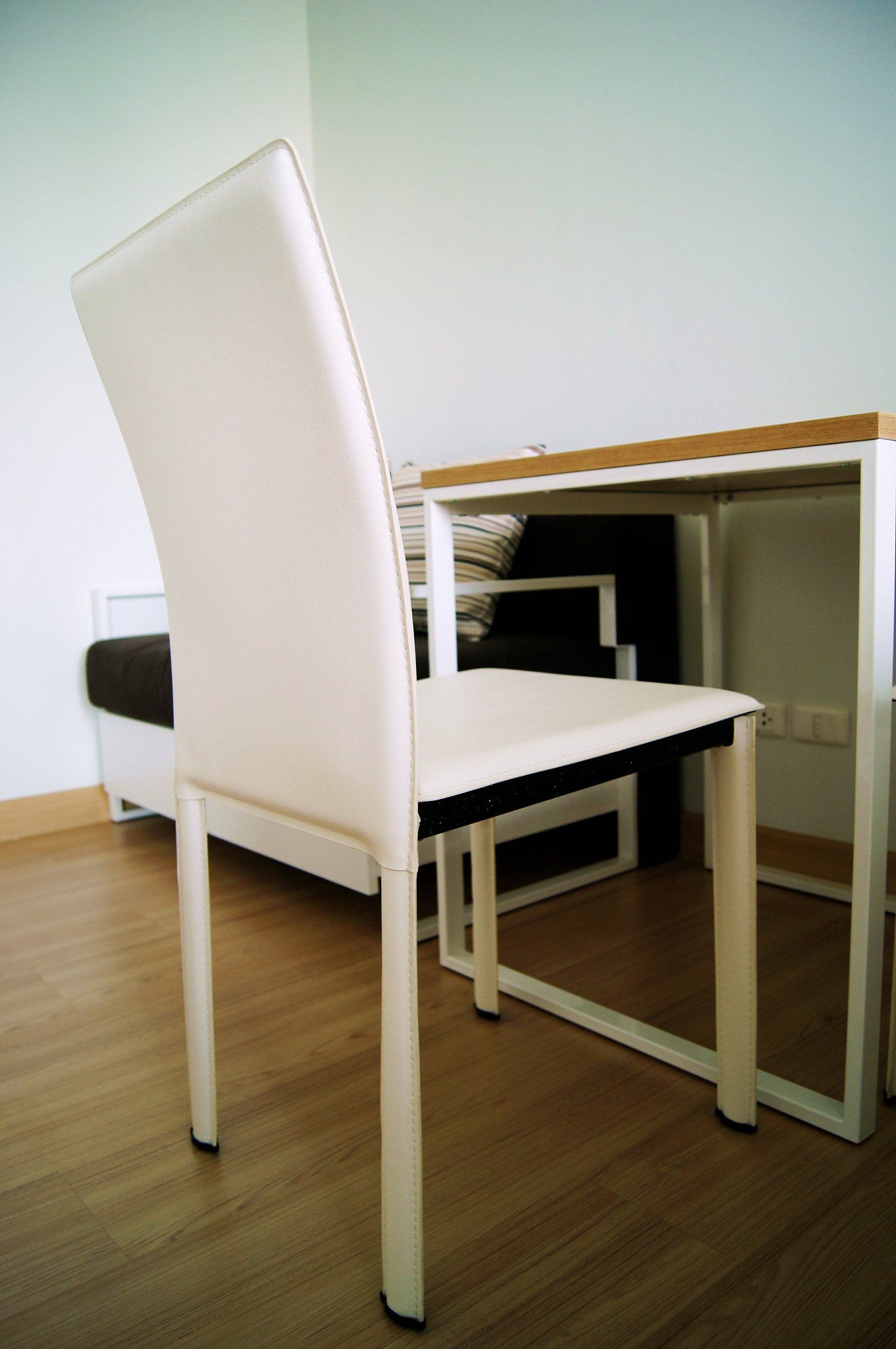 white chair