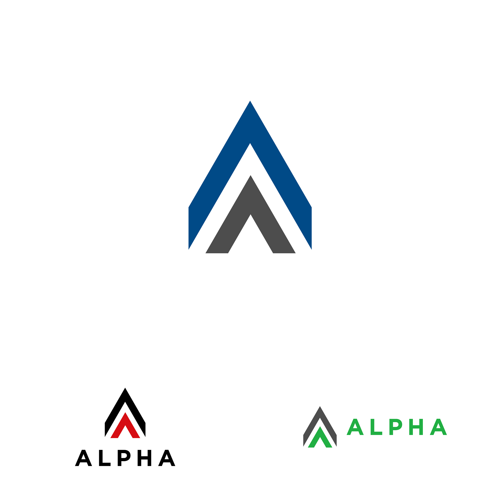 a letter design concept for business or company