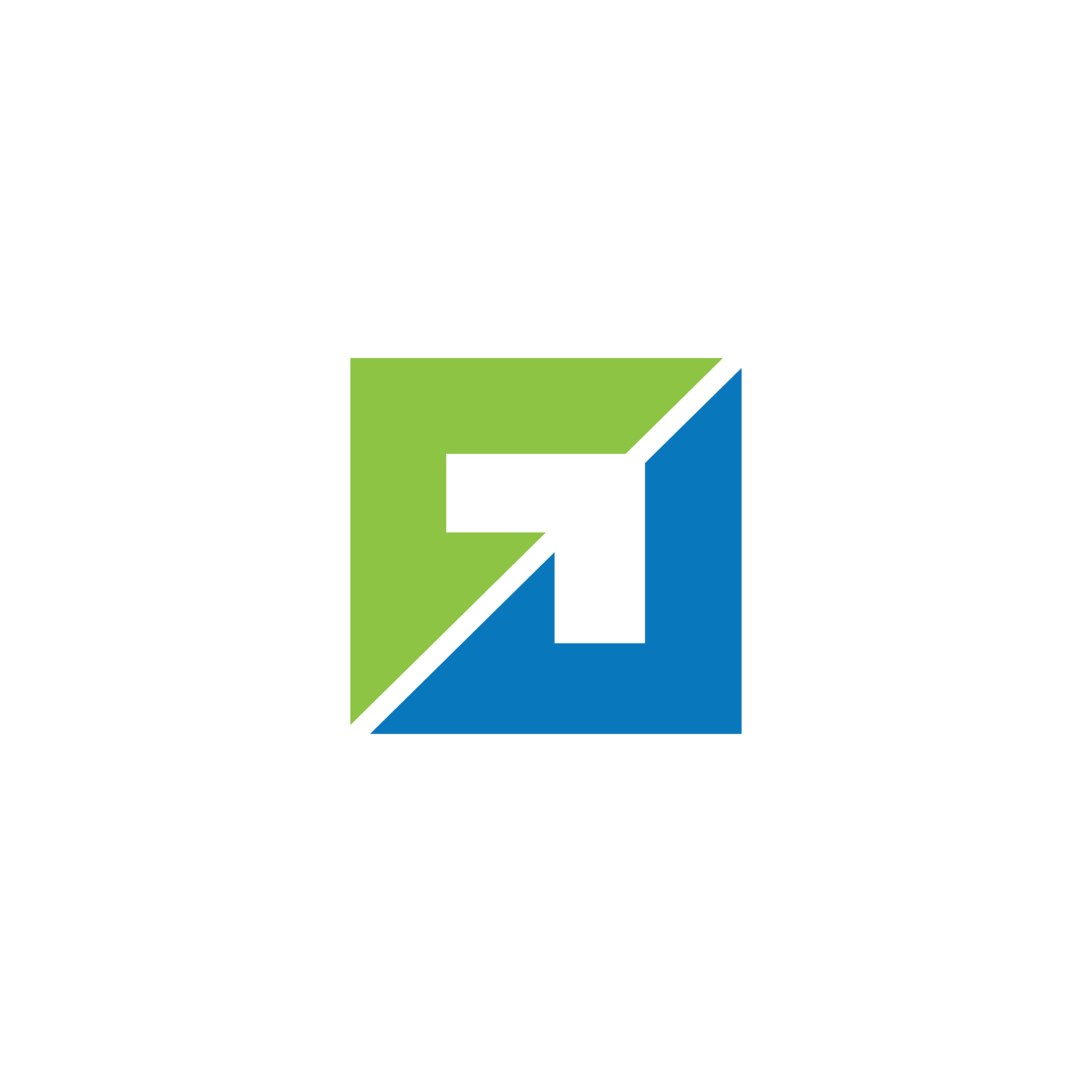 initial letter fu or uf logo design template