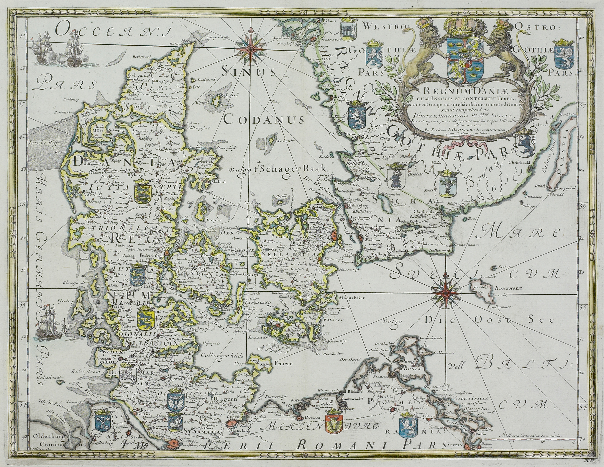 map of denmark