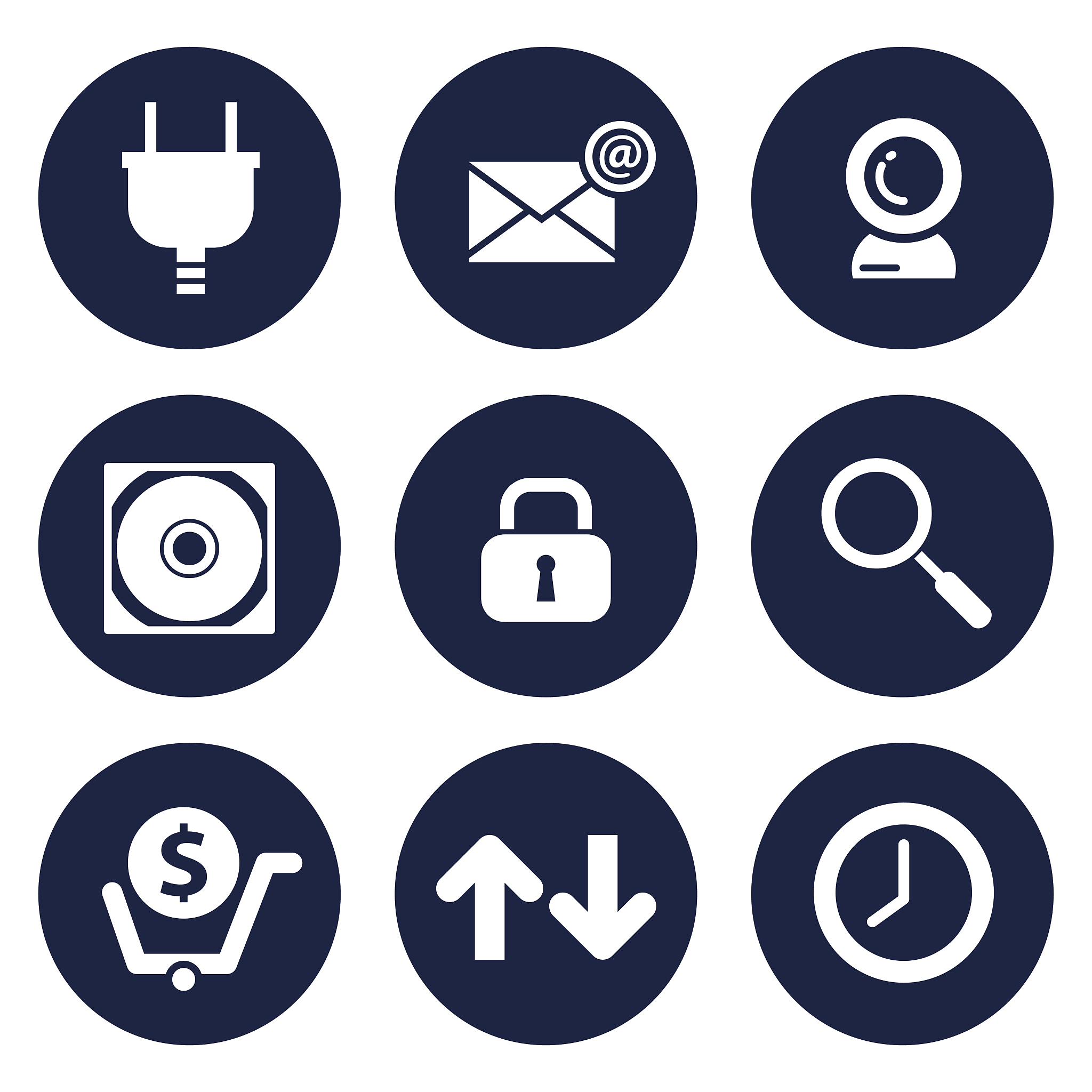 computer icon set