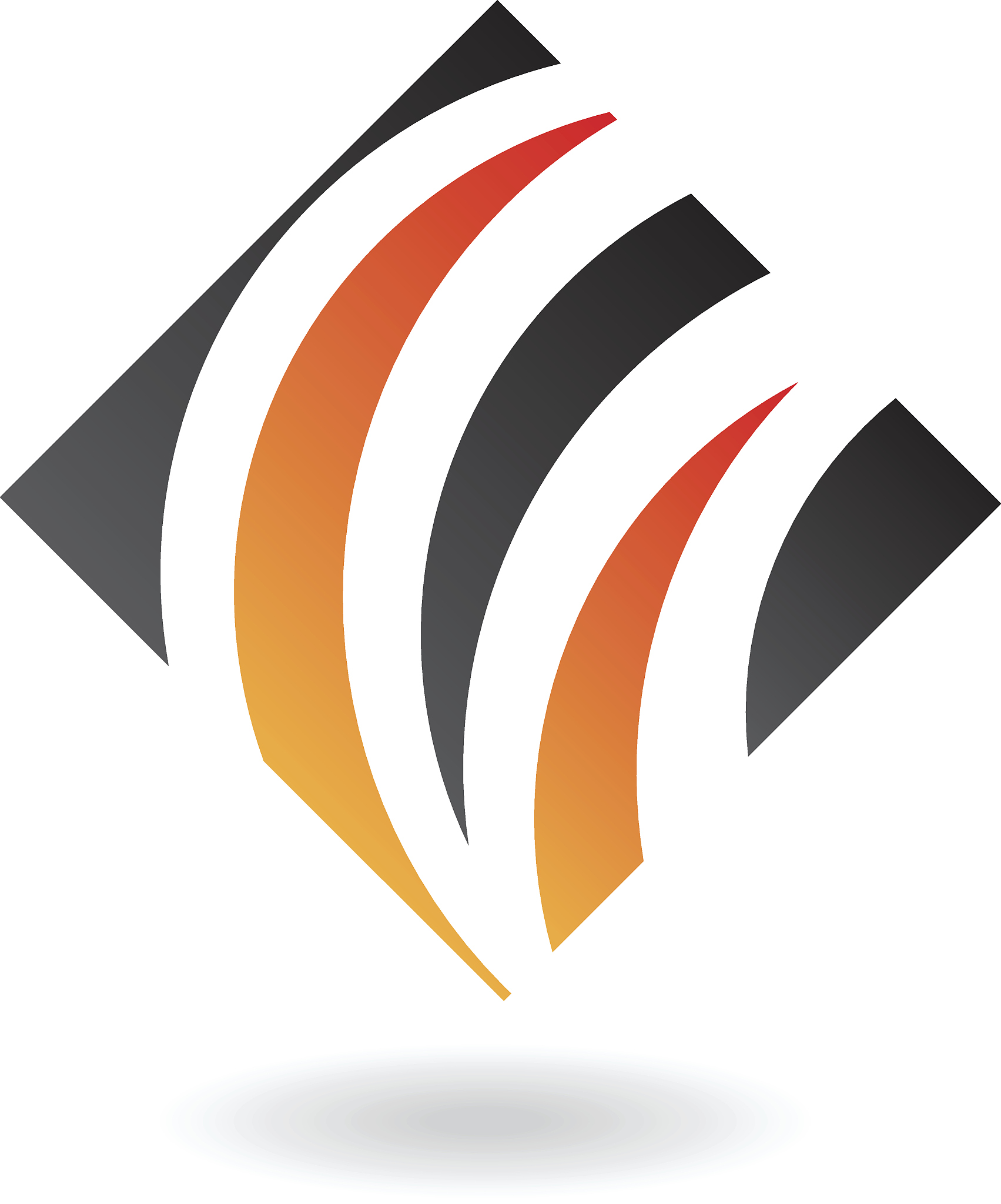 rectangular and square abstract icon