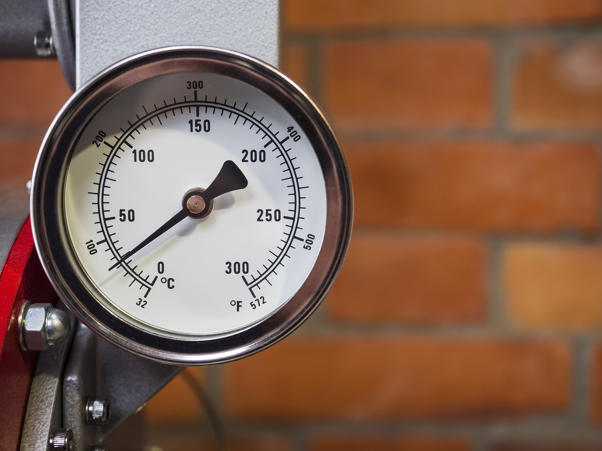 pressure gauge meter installed, measuring tool equipment