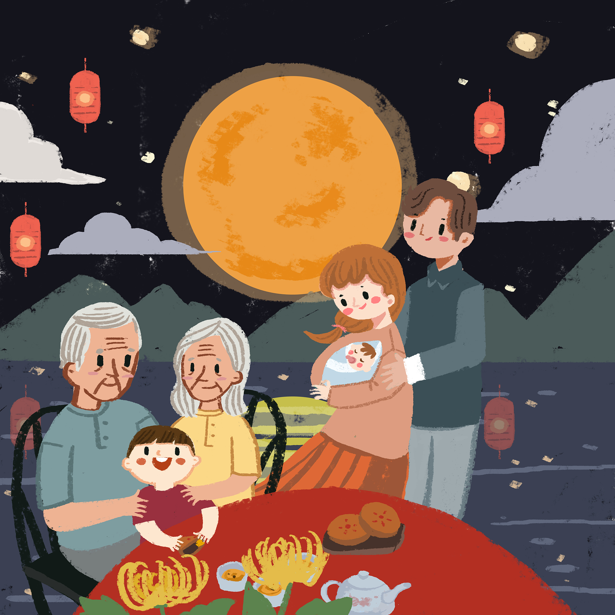 难忘的中秋之夜：与家人共度温馨团圆