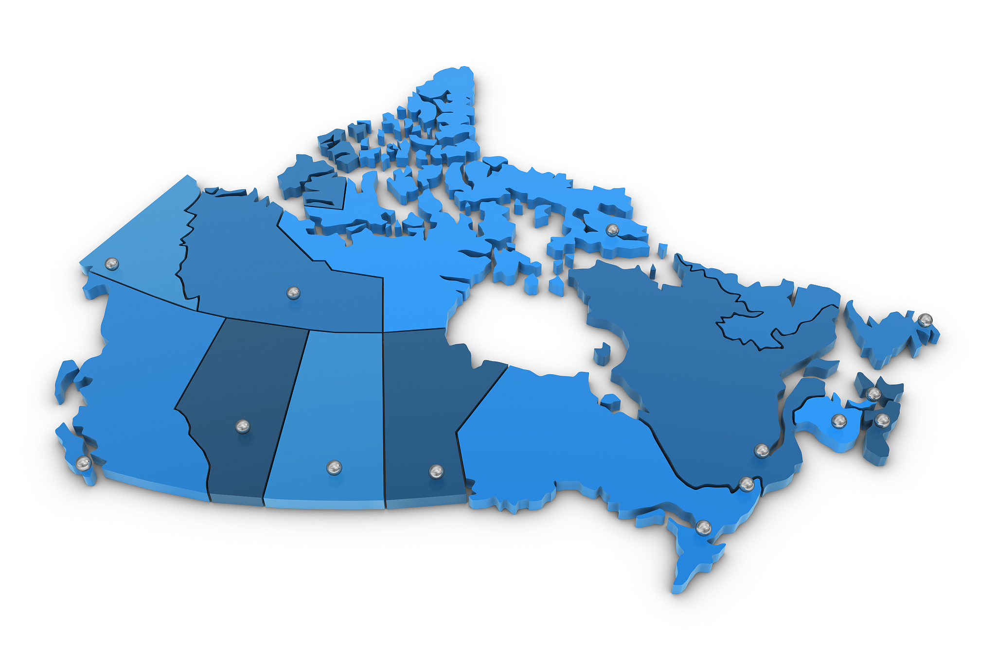 canada map