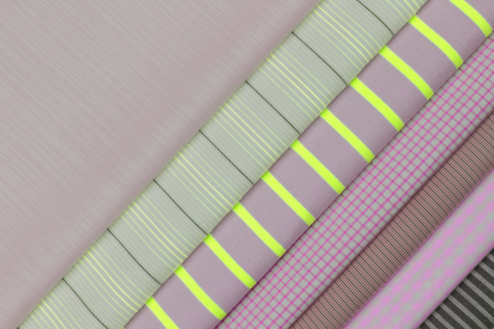 set different texture cotton colored fabric. background abstract