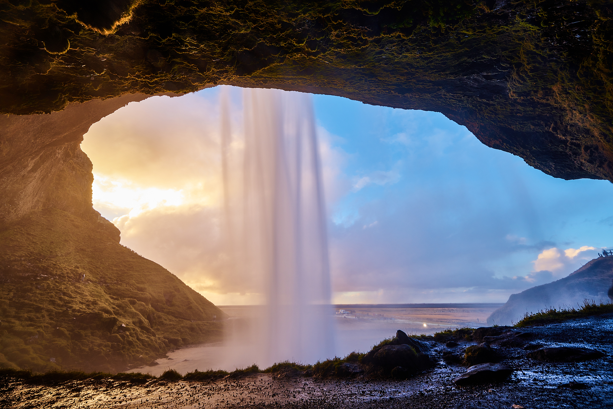 the eye of seljalandsfoss