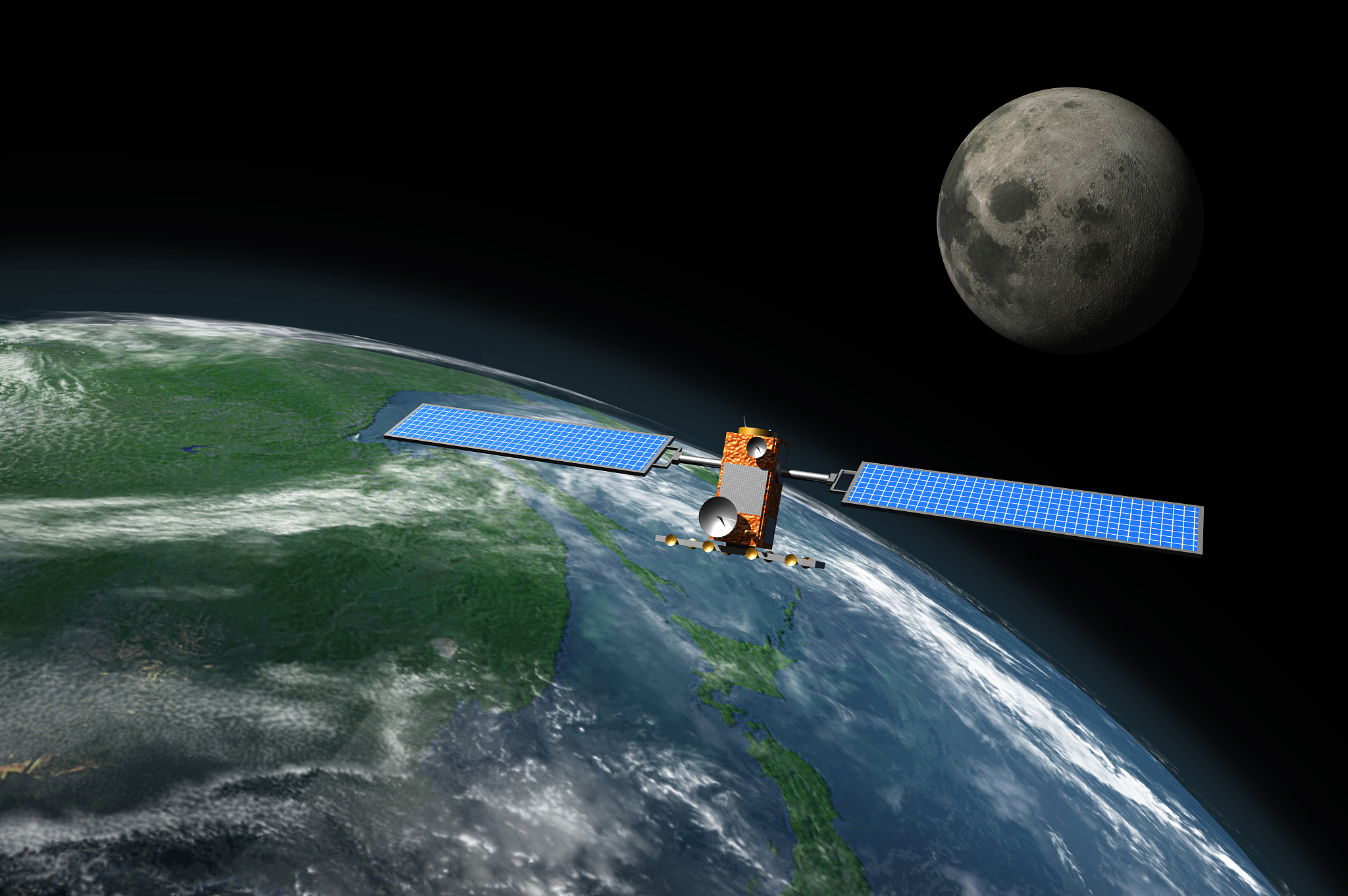 月球上有飞机嘛？