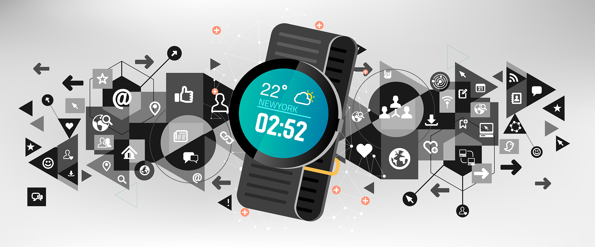 smartwatch for social network
