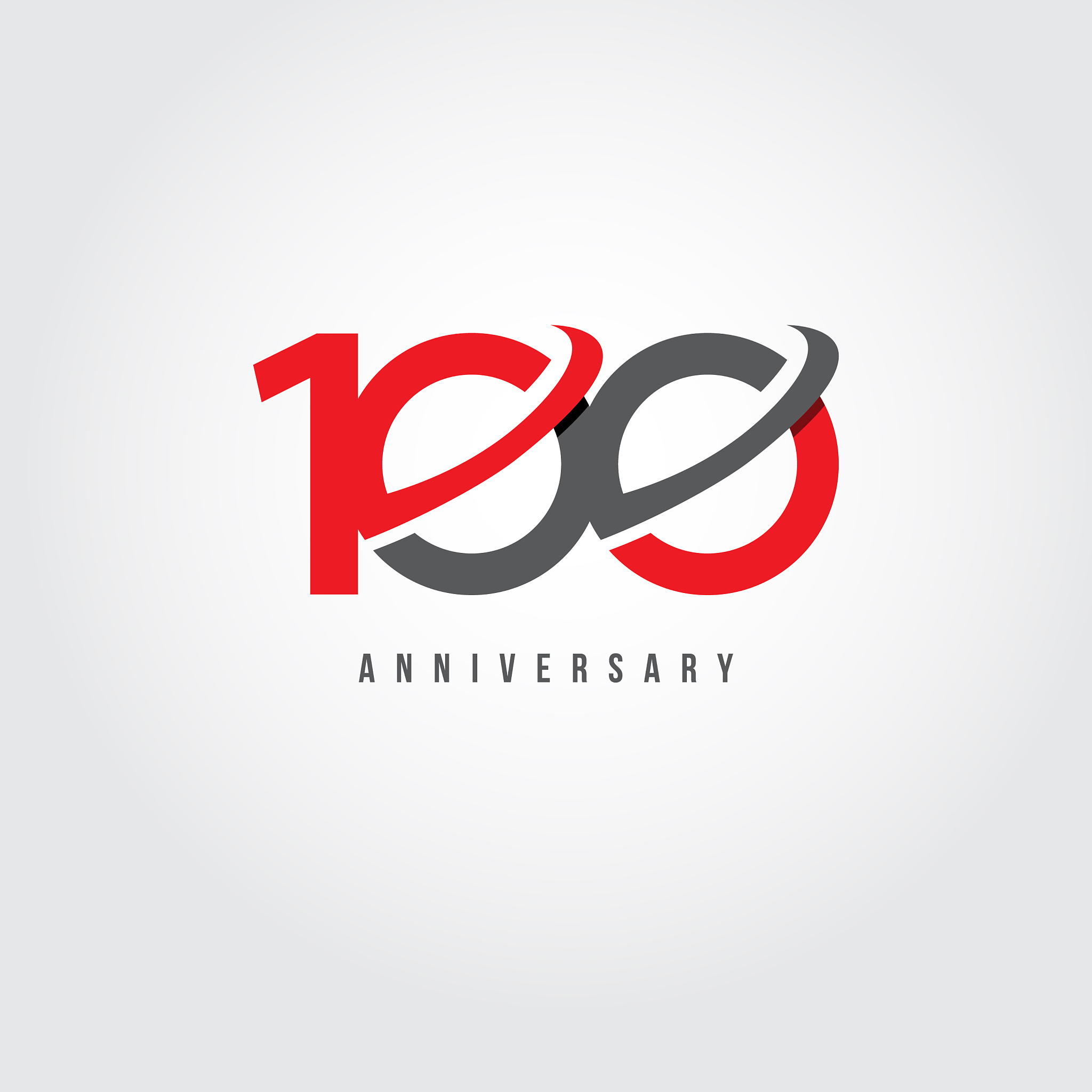 100 year anniversary template design