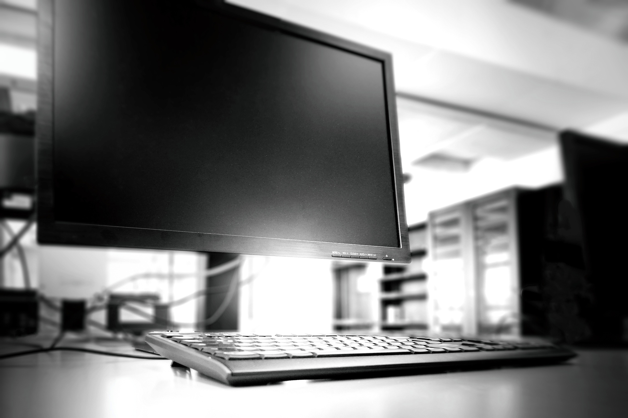 computer in the office