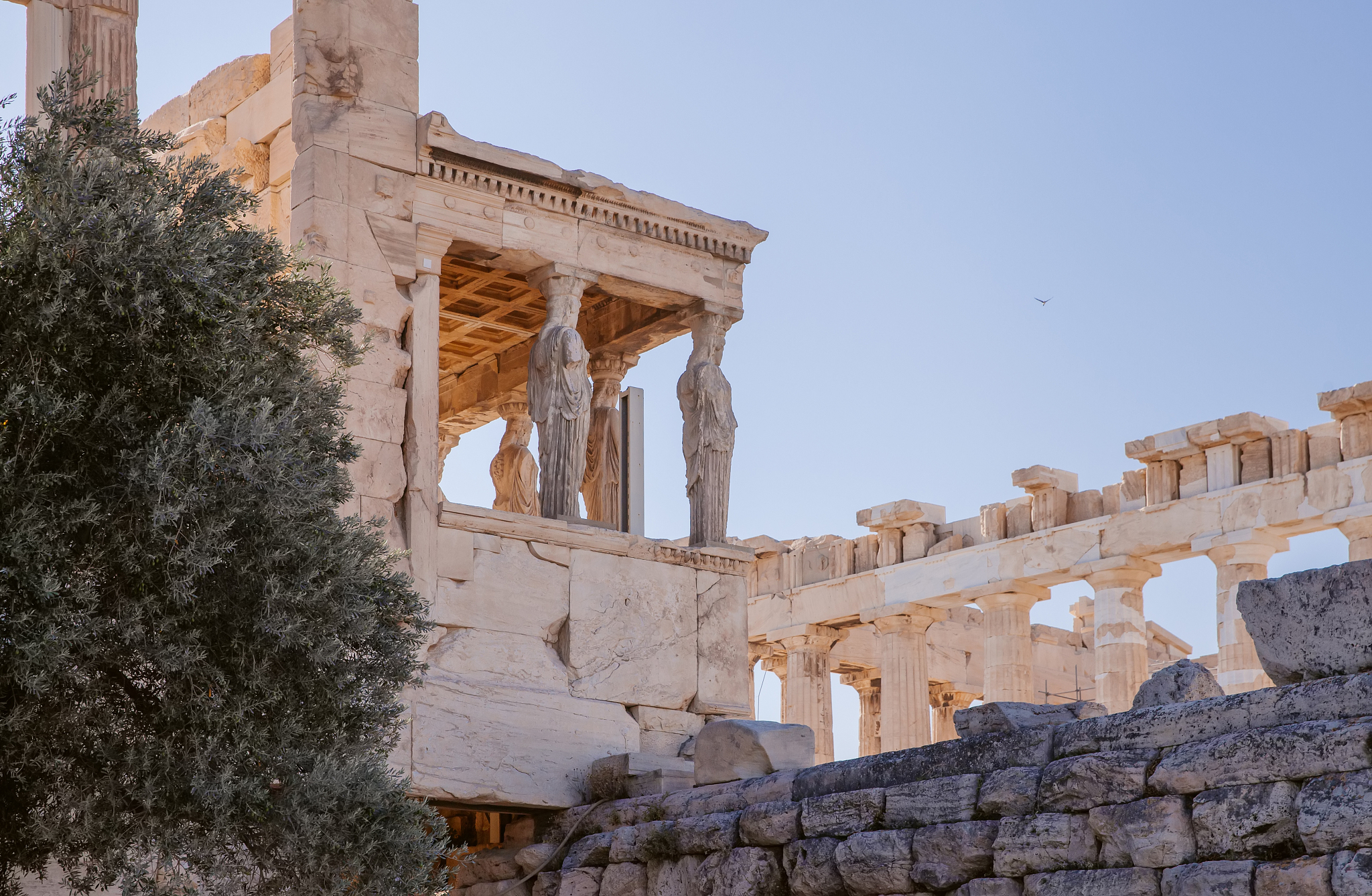 acropolis hill, athens, greece