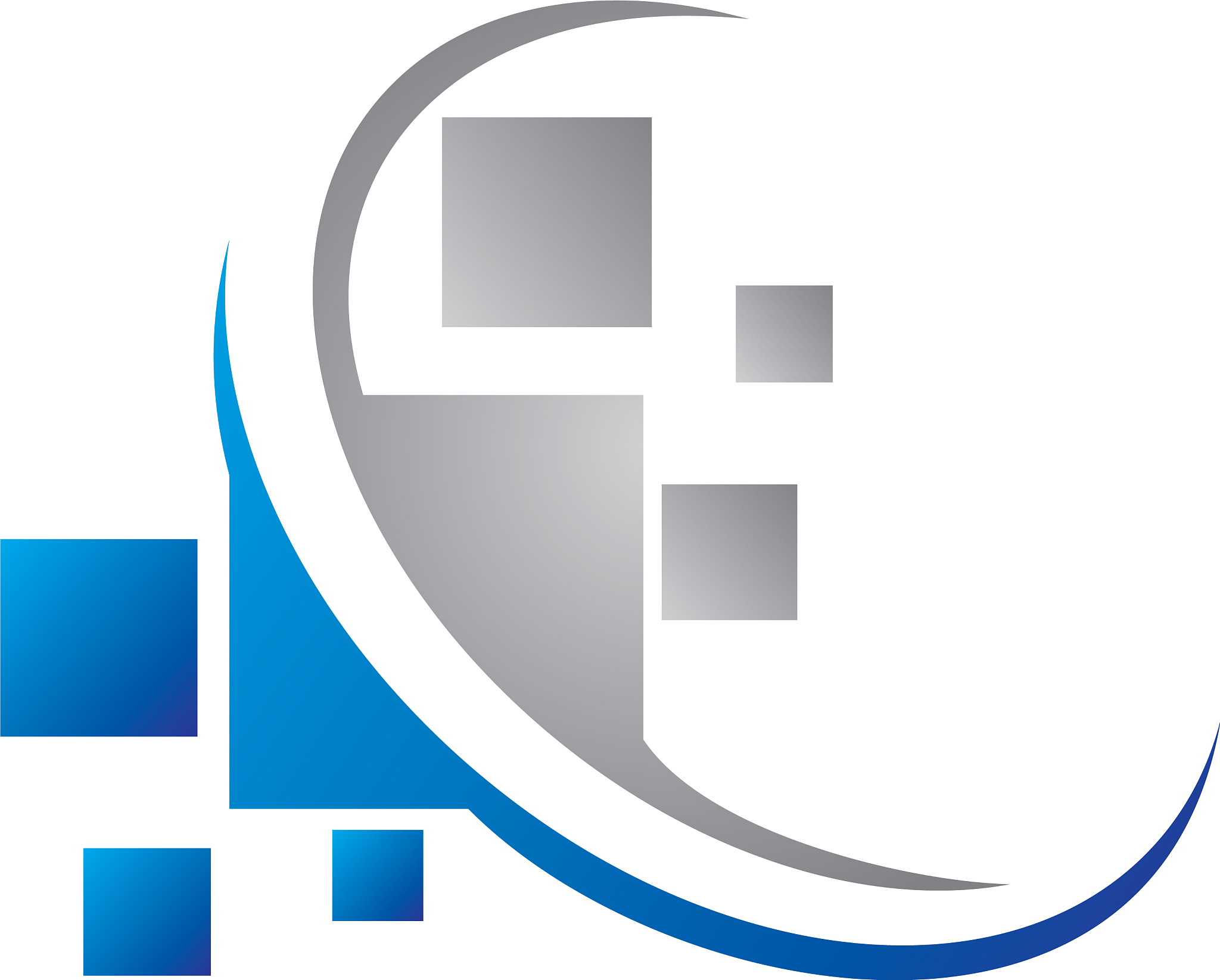 digital technology logo design template