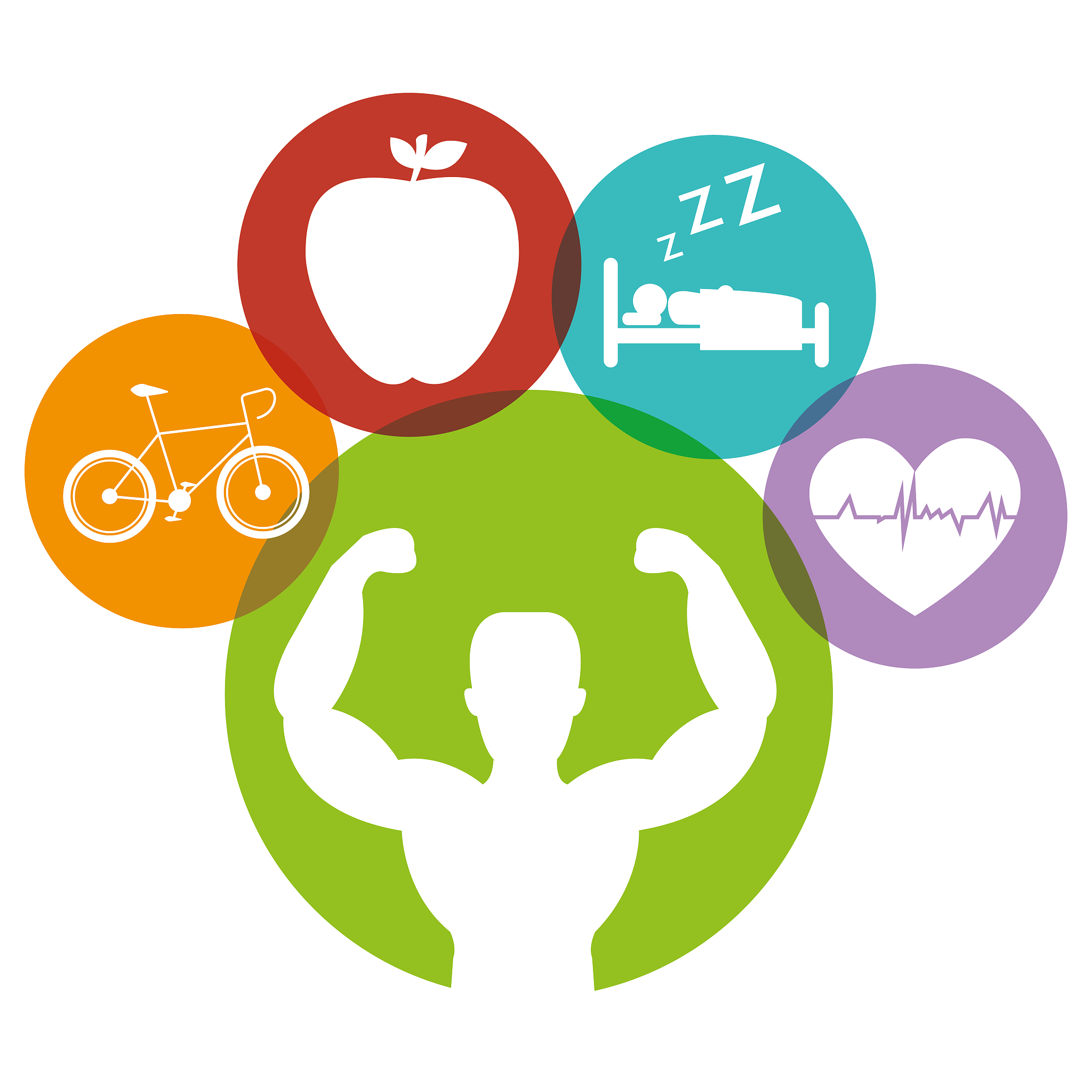 sport fitness healthy life design isolated