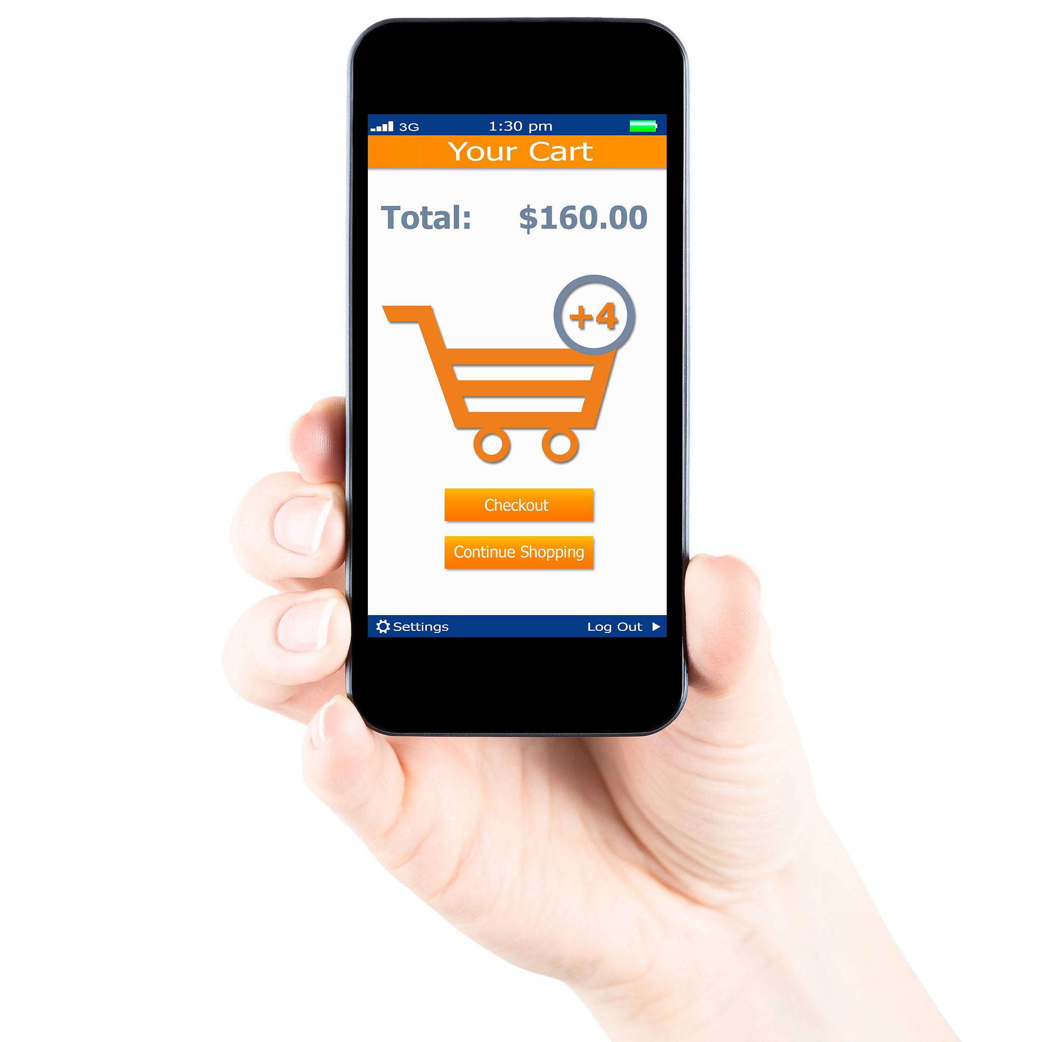 concept of mobile shopping