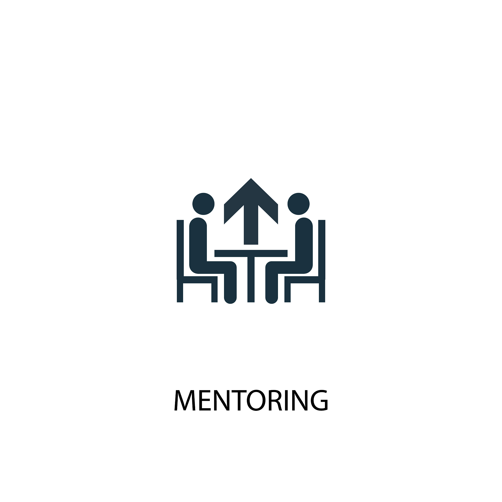 mentoring icon simple element