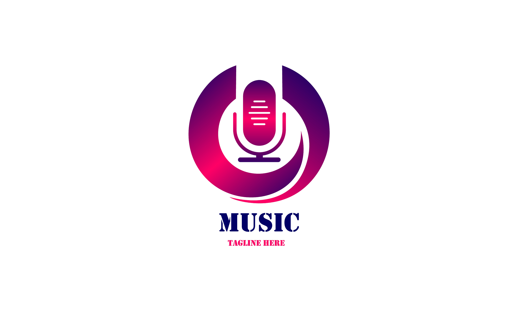 music industry logo design