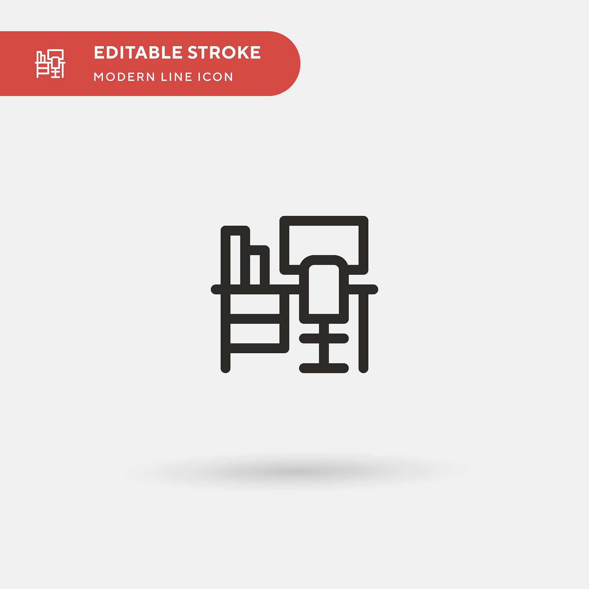workspace simple icon symbol