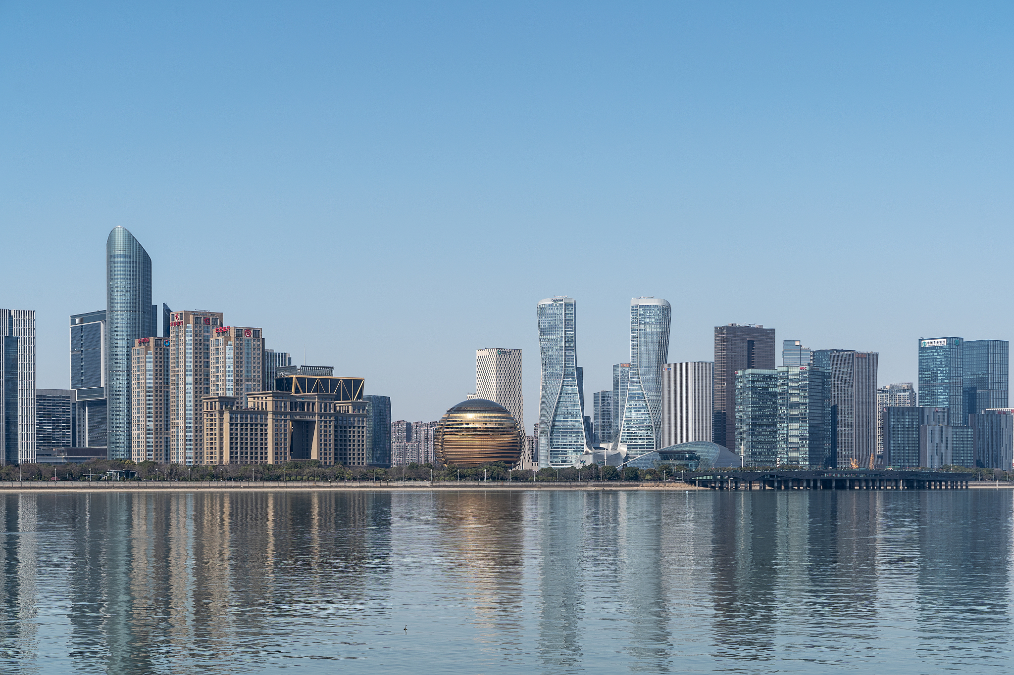 skyline of modern city