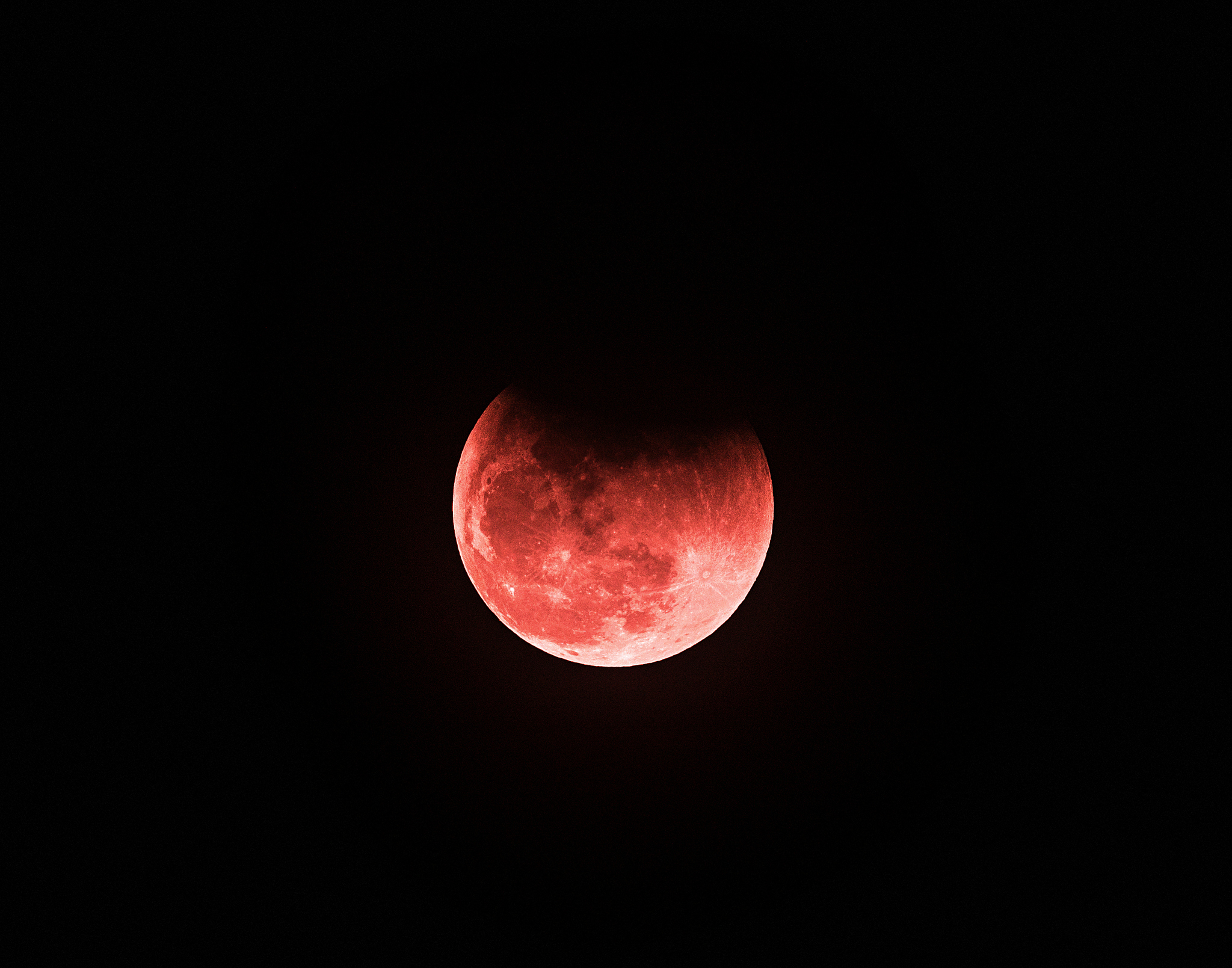 eclipse of the moon, bloody moon