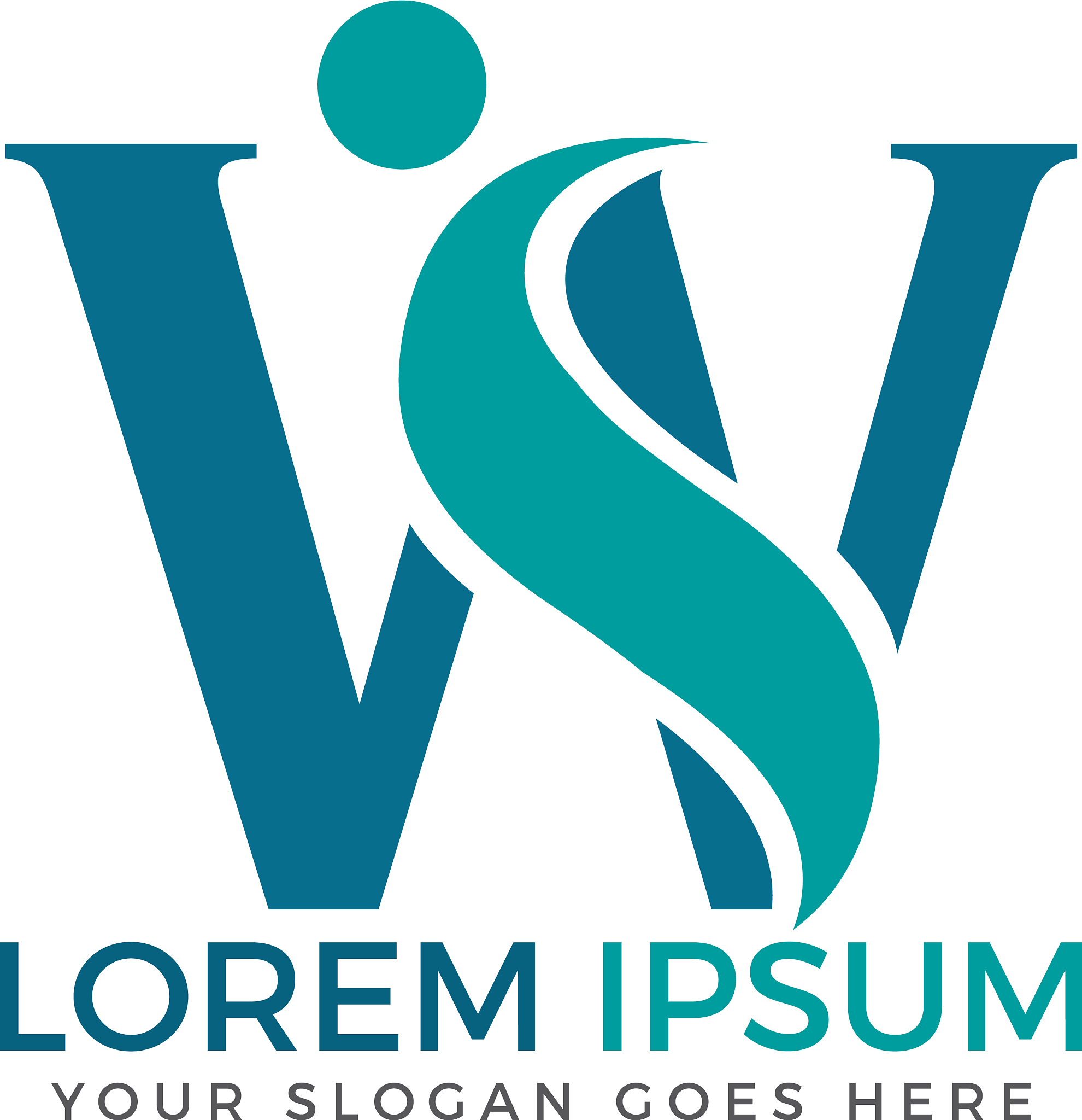 letter w adoption and community care logo design