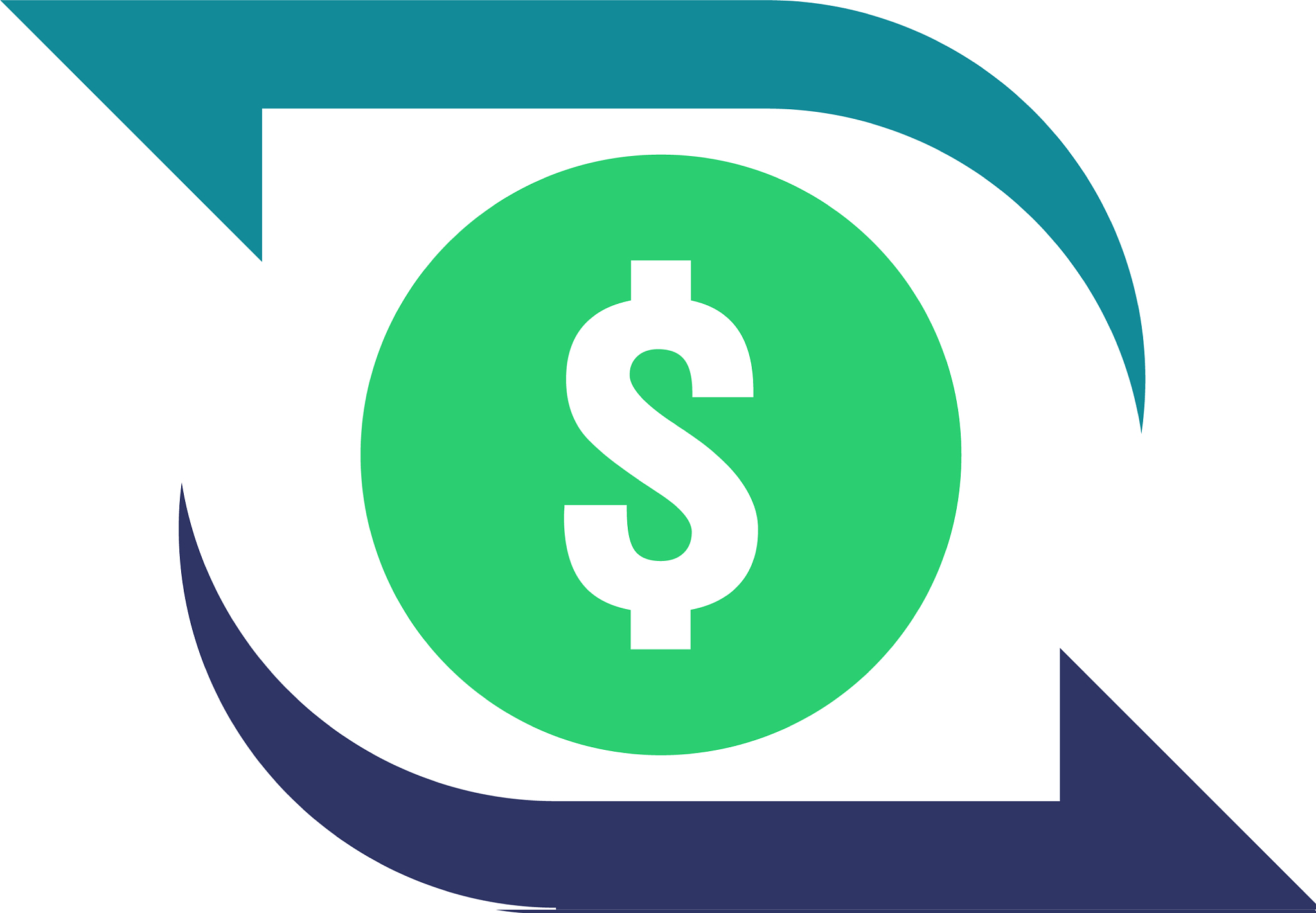 money transfer icon chargeback contour sign quick