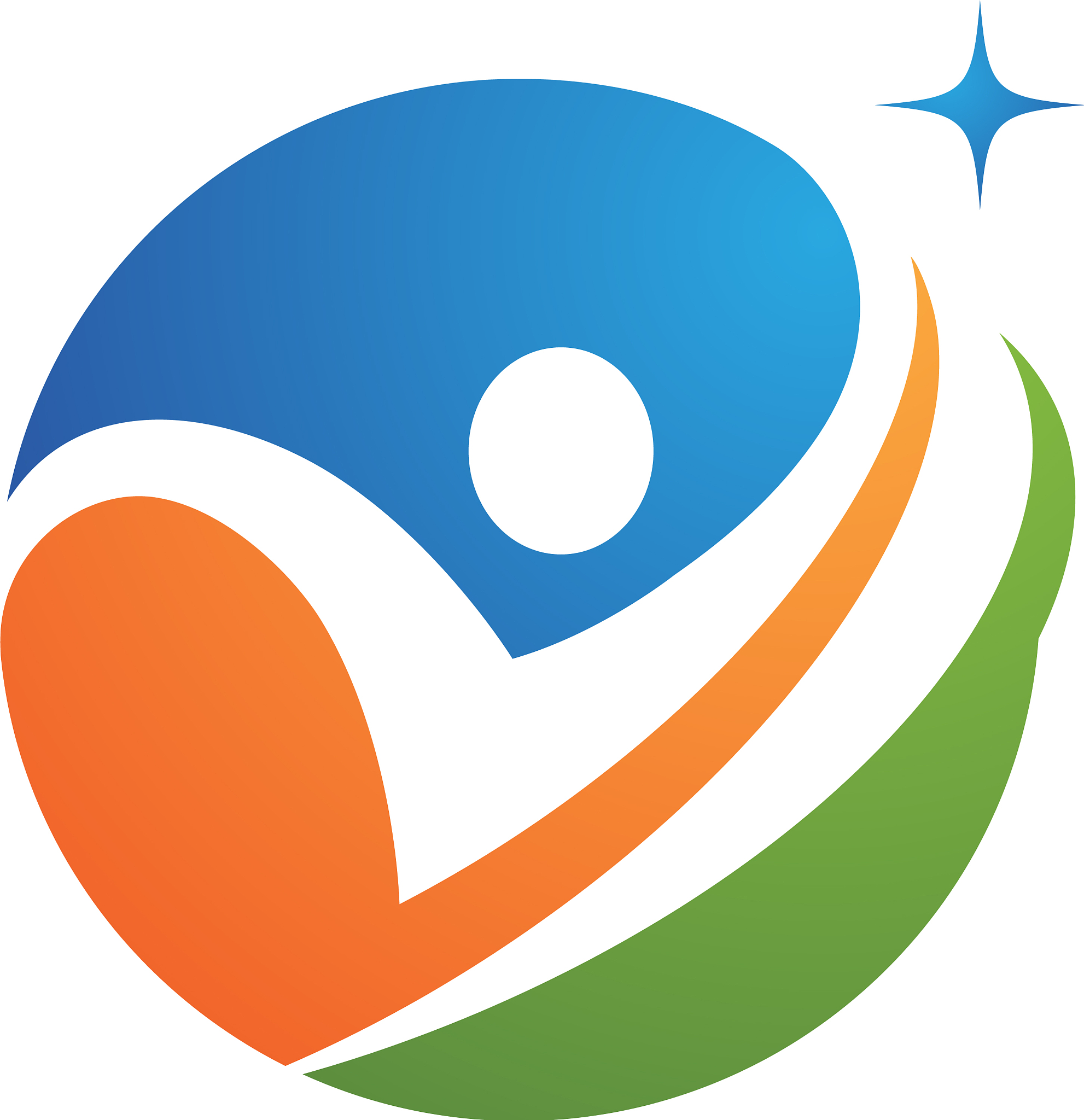 human character logo sign
