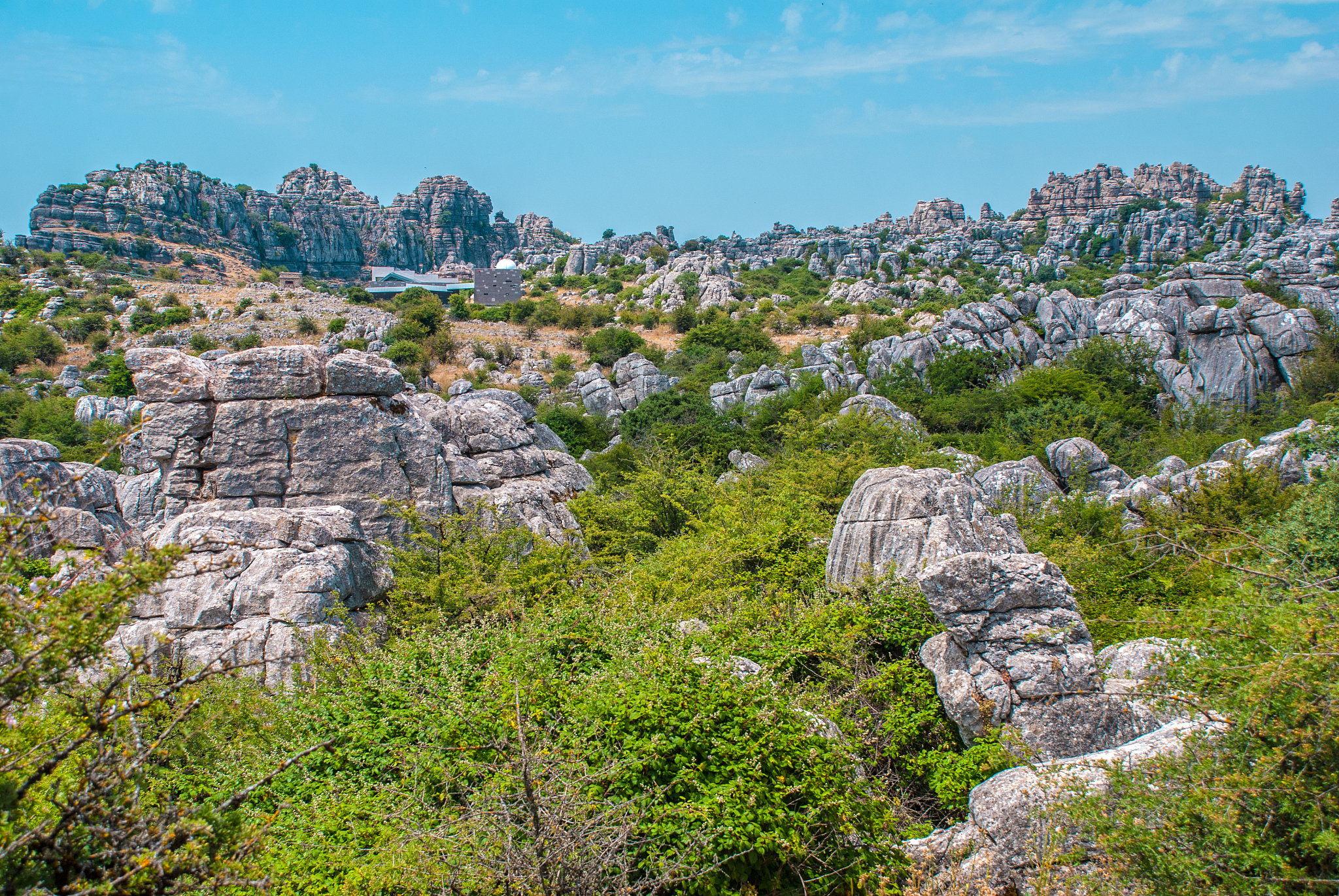 karst rock formations & visitor centre