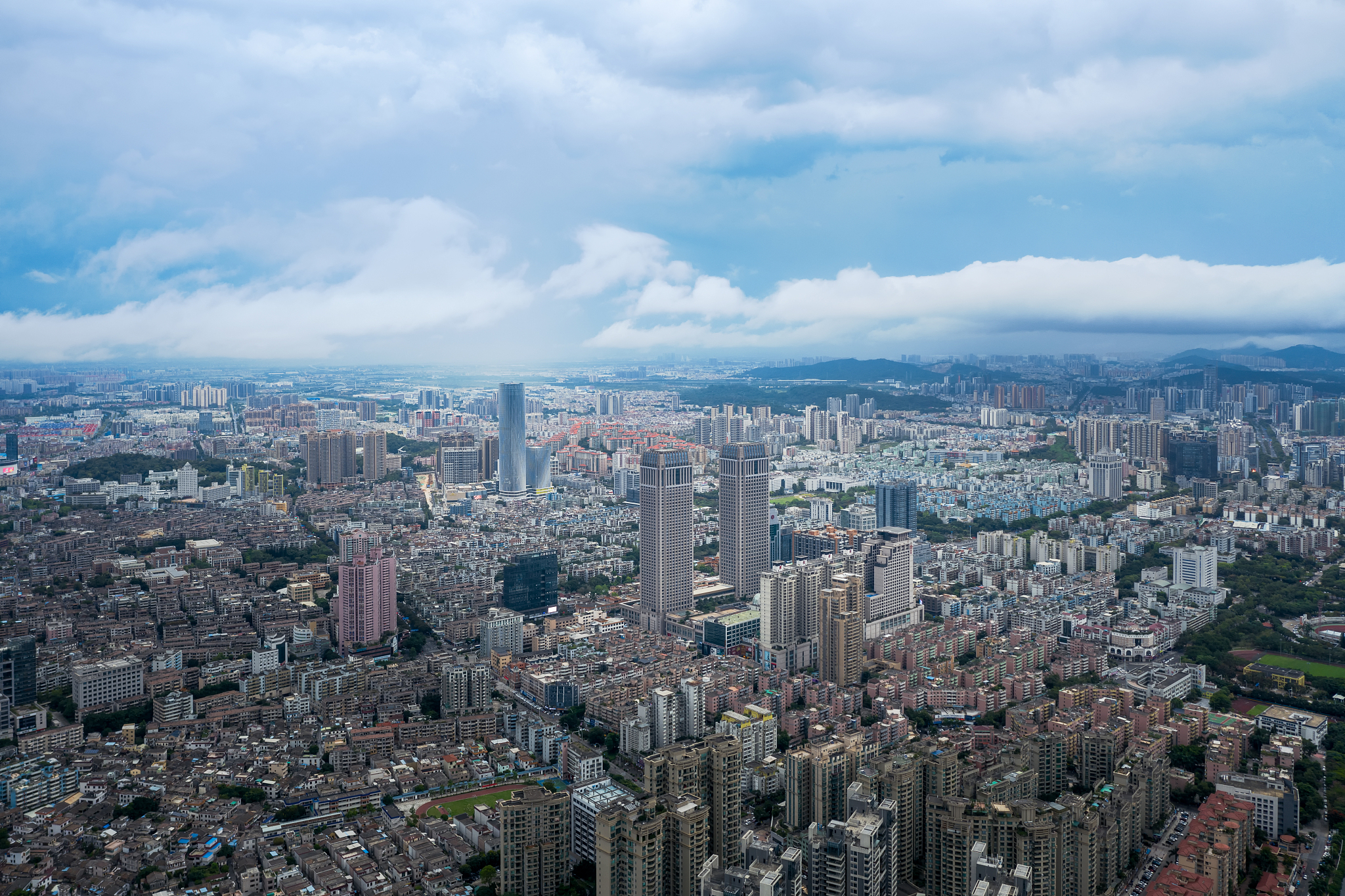 中山城区全景