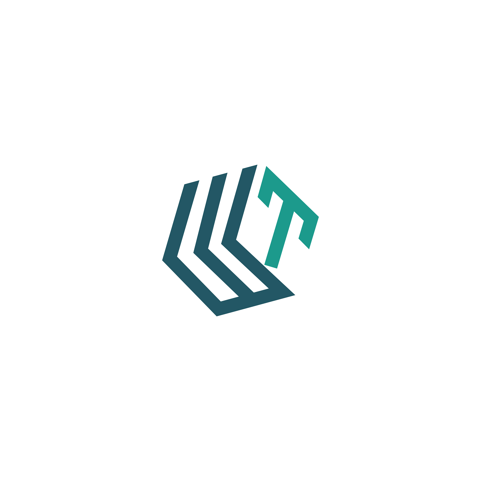 initial letter wt or tw logo design template