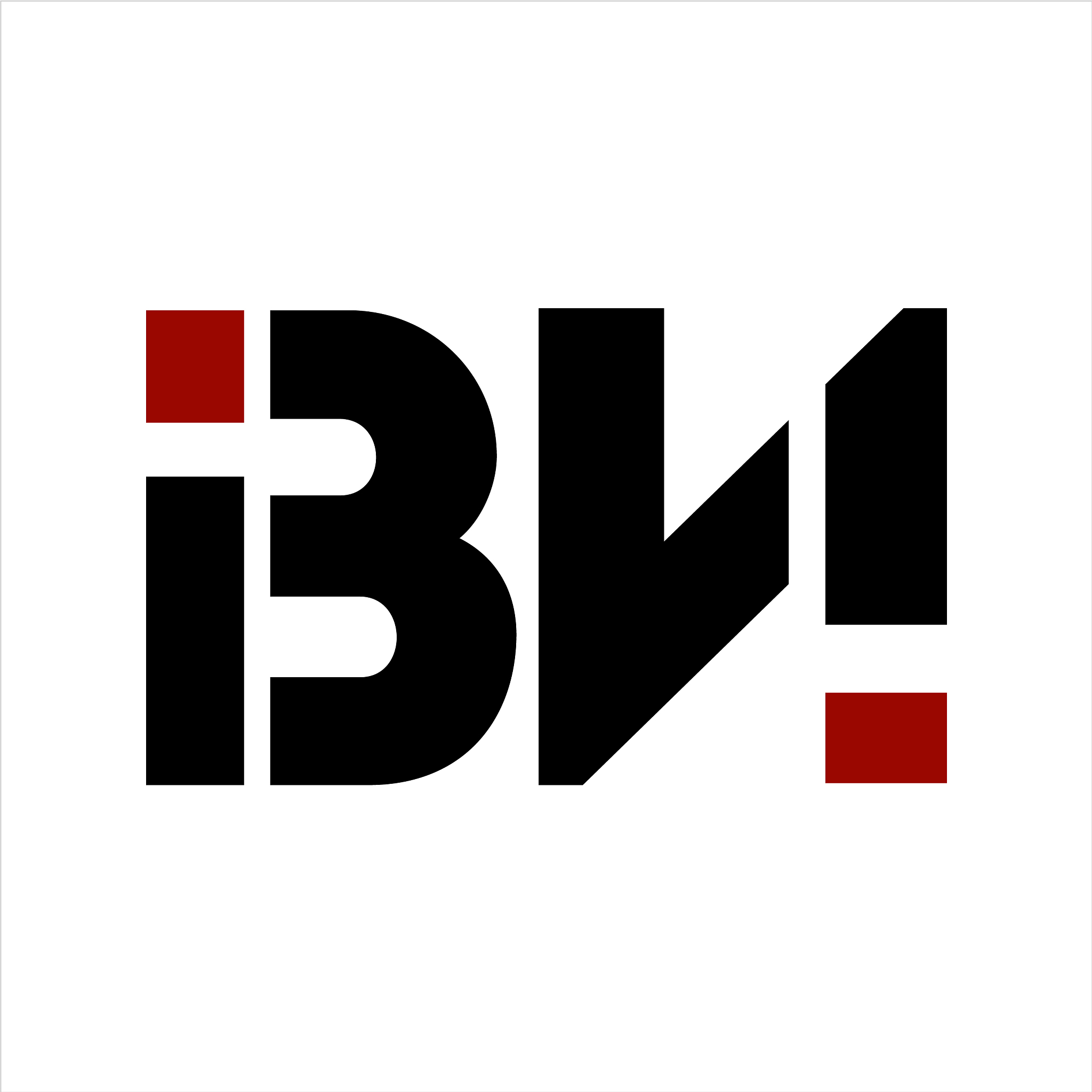 bn ibn ibni initials letter company logo